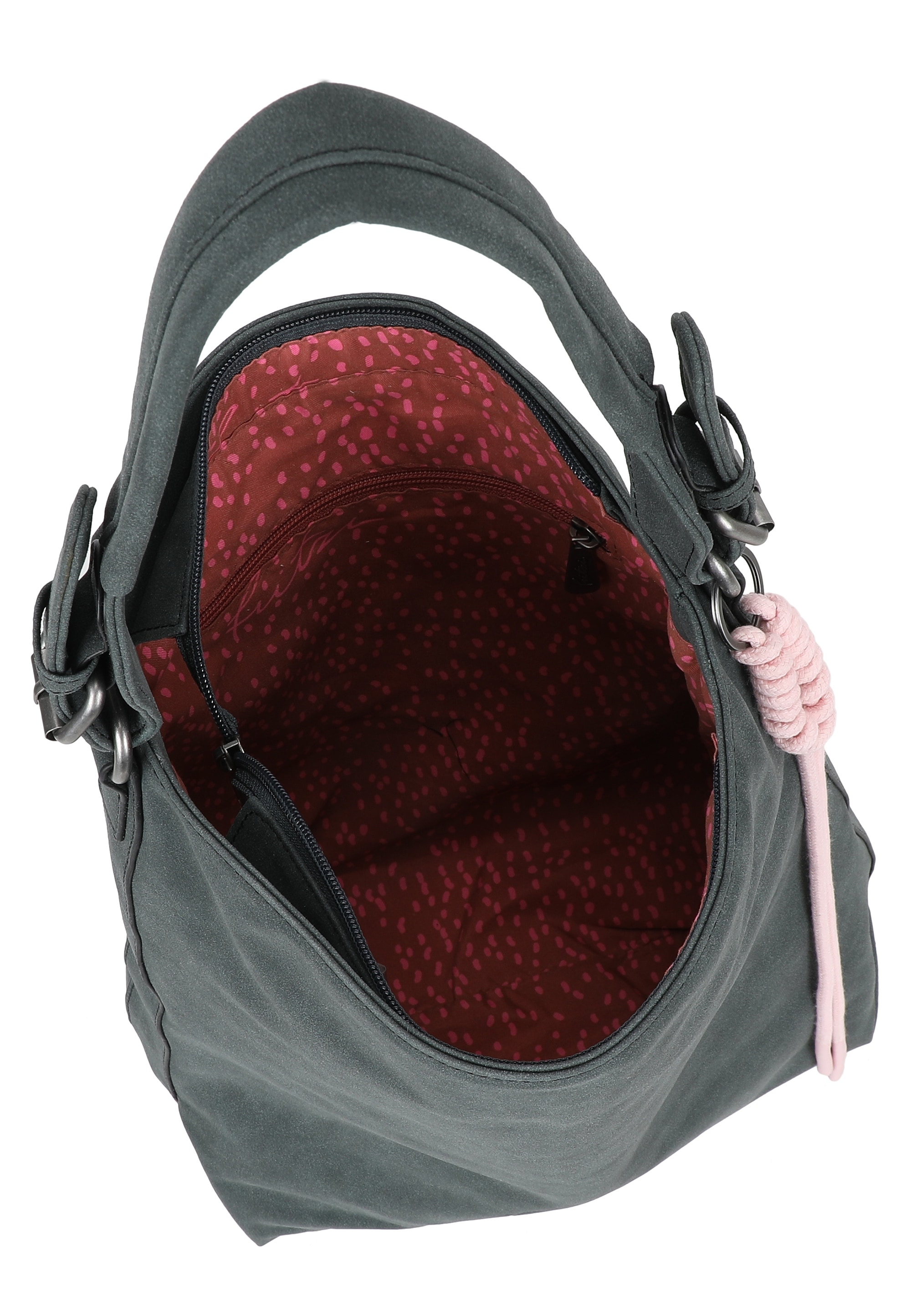 Fritzi aus Preußen Schultertasche »Jacky Black« mit Reißverschluss