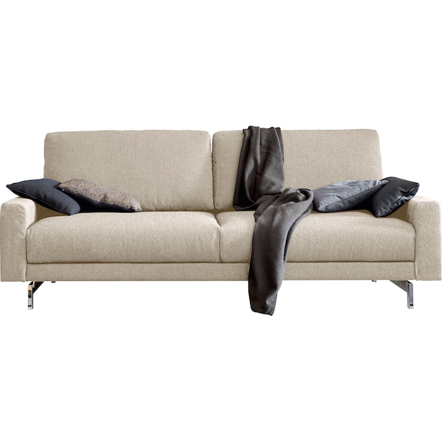 hülsta sofa 3-Sitzer »hs.450«, Armlehne niedrig, Fuß chromfarben glänzend,  Breite 204 cm kaufen | BAUR