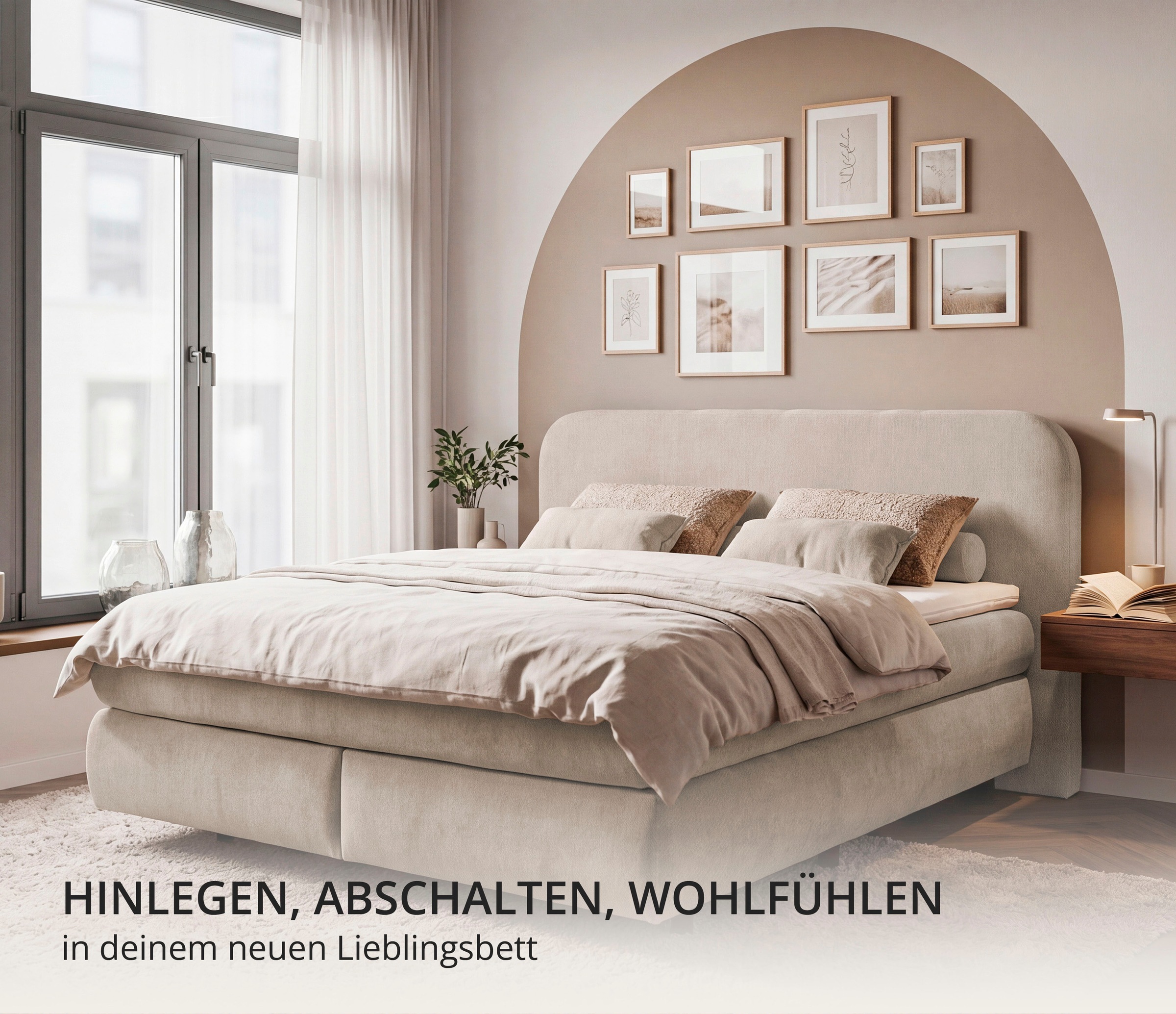 ED EXCITING DESIGN Boxspringbett »Elbrus«
