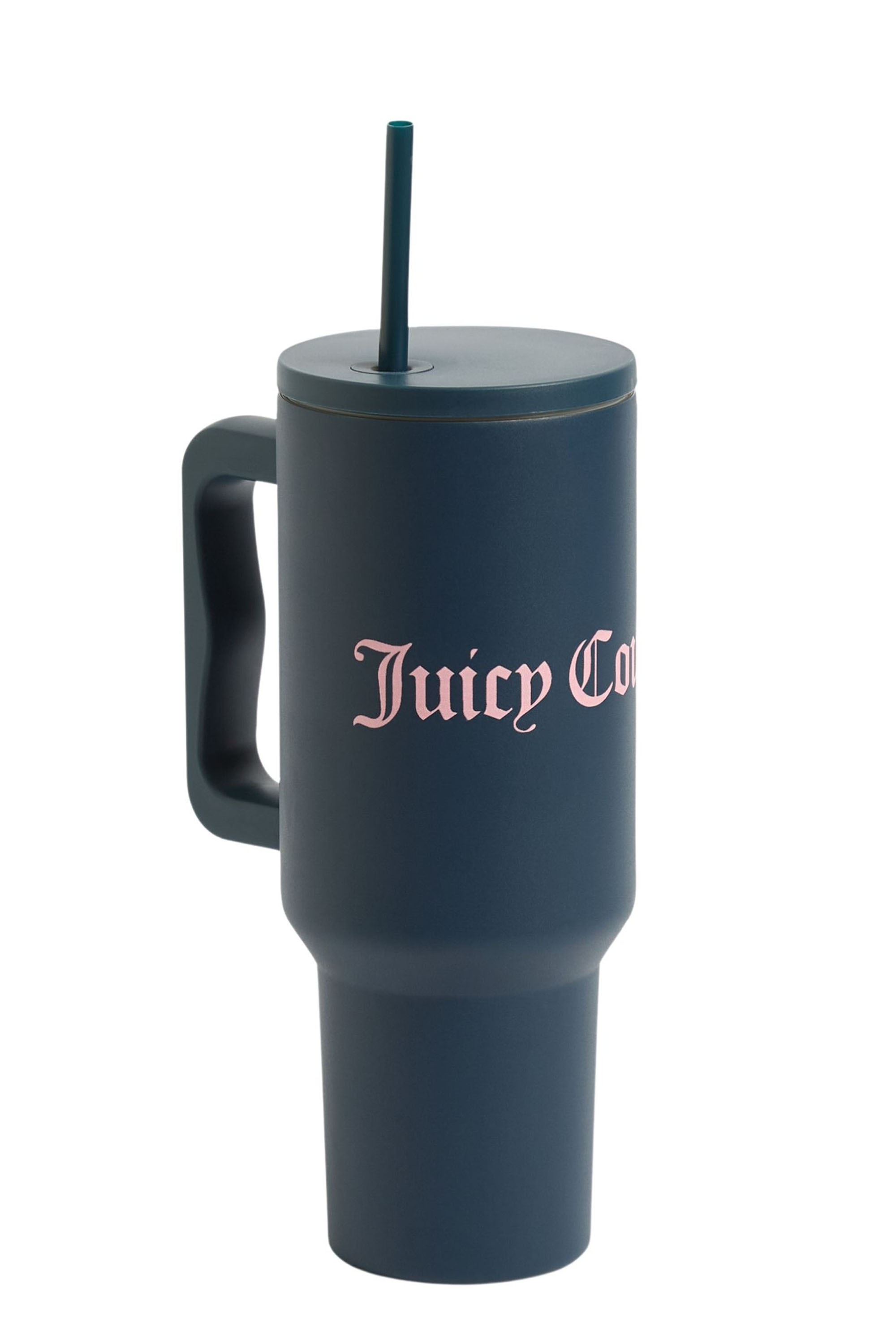 Juicy Couture Thermobecher "STEEL TUMBLER WITH STRAW Unisex" Getränkebecher günstig online kaufen