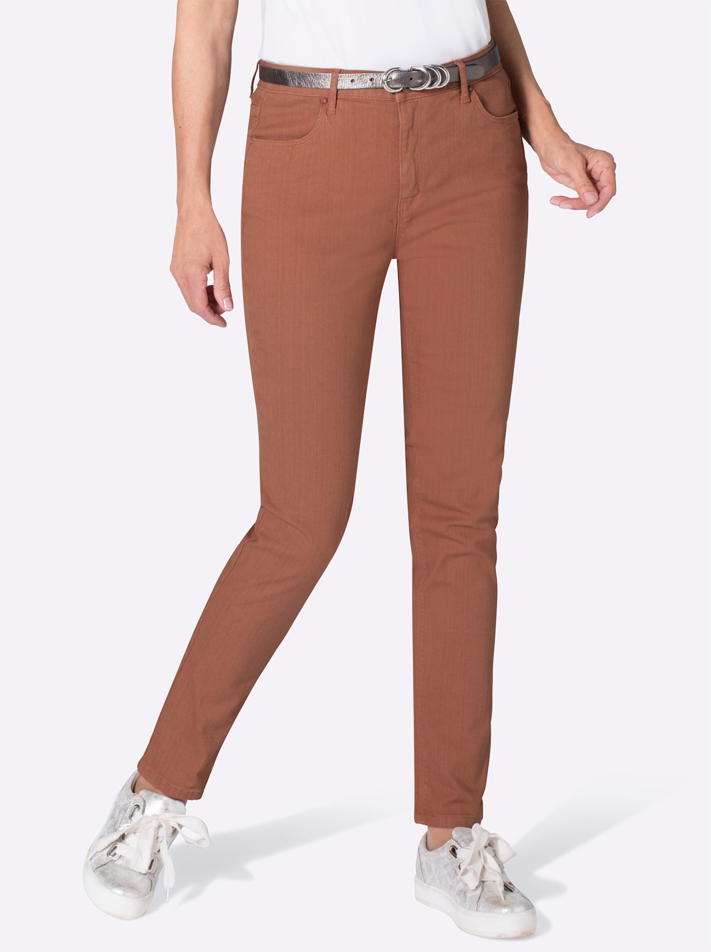 Ambria Stretch-Jeans 1 Stk. tlg. günstig online kaufen