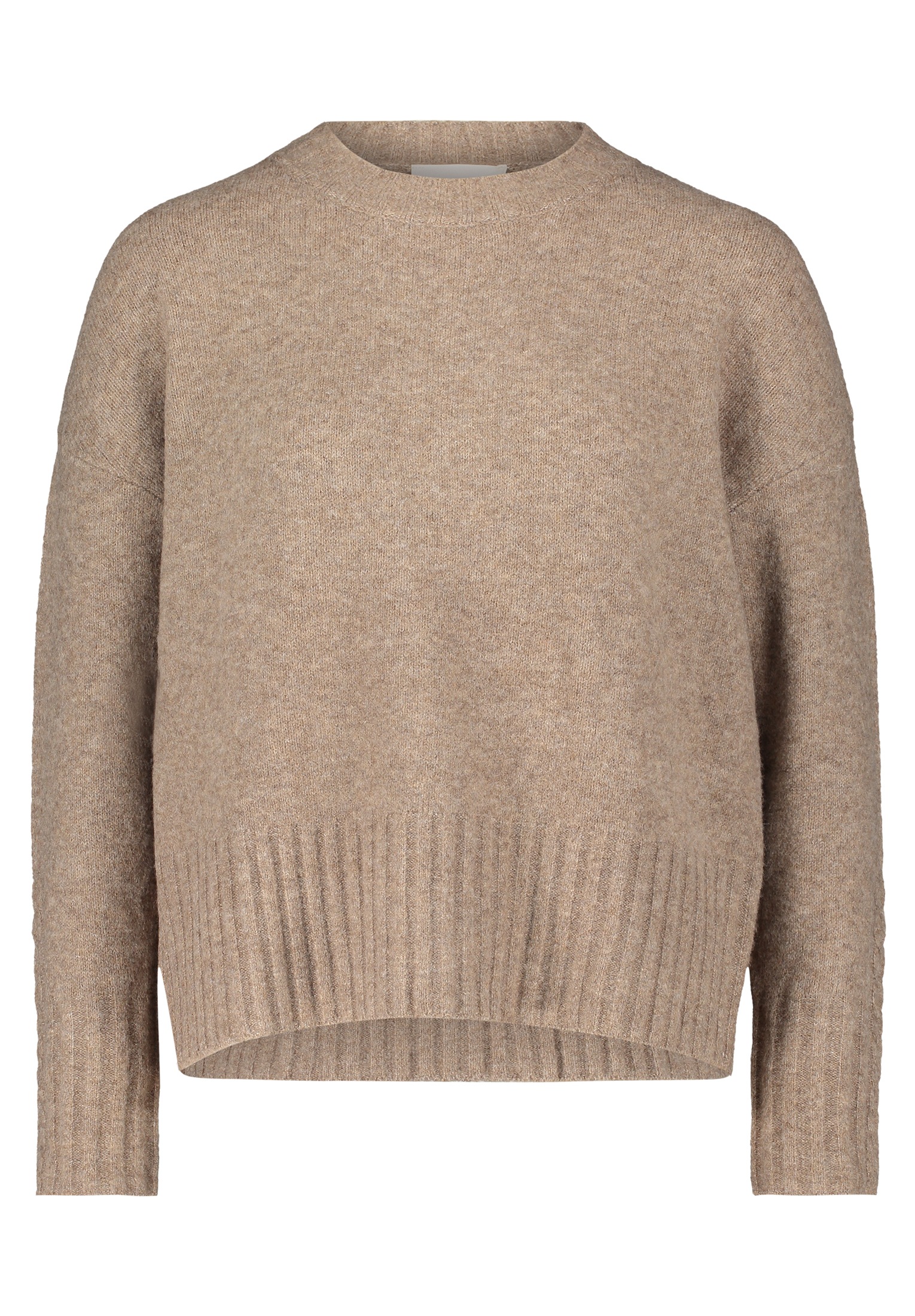 Cartoon Strickpullover "Damen mit Rundhalsausschnitt", 1 Stk. Struktur günstig online kaufen