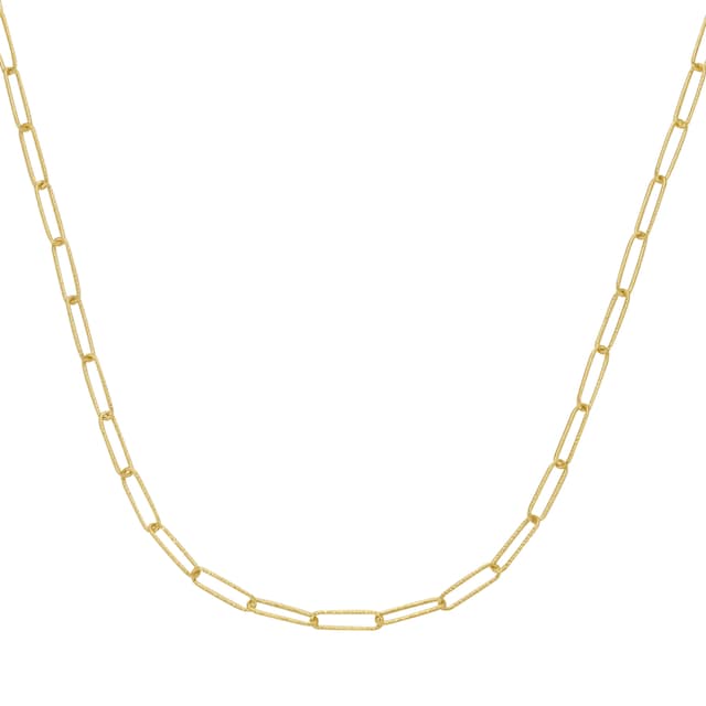 Luigi Merano Goldkette »lange diamantierte Ankerglieder, Gold 585«  bestellen | BAUR