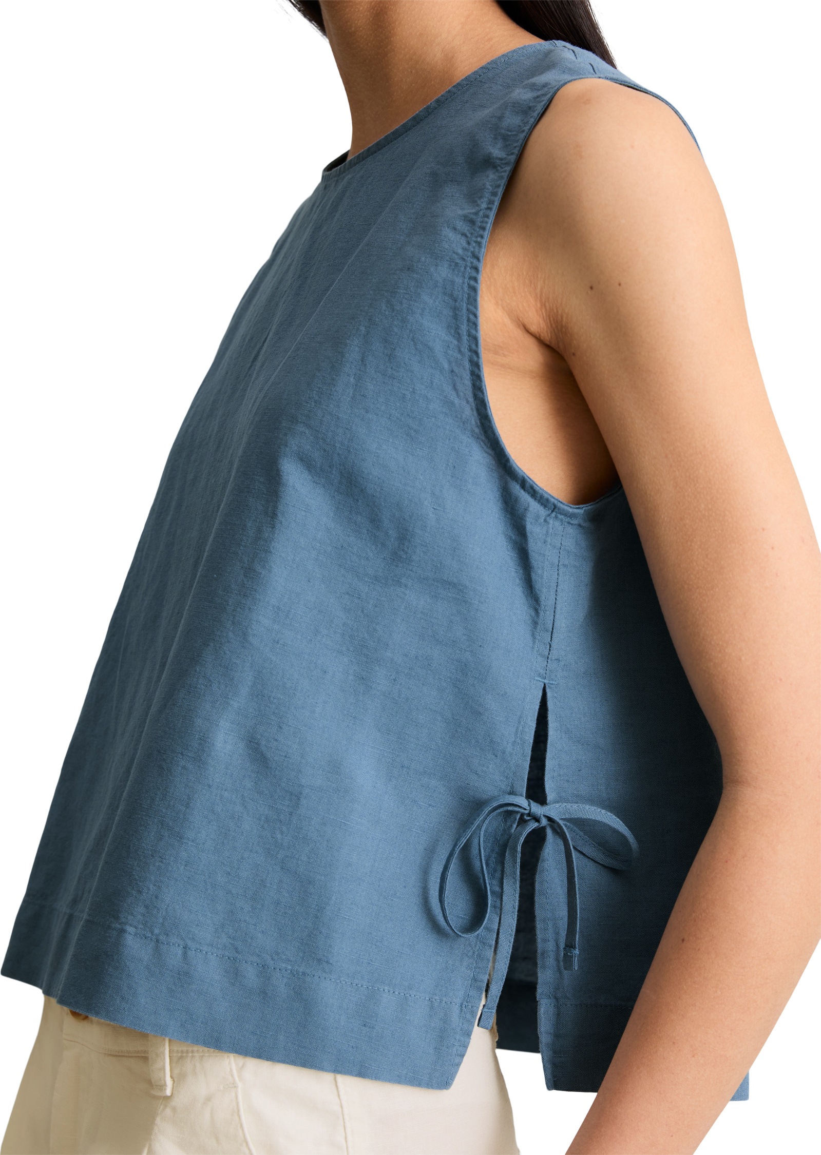 Marc O'Polo DENIM Blusentop »aus Leinen-Baumwolle-Mix«
