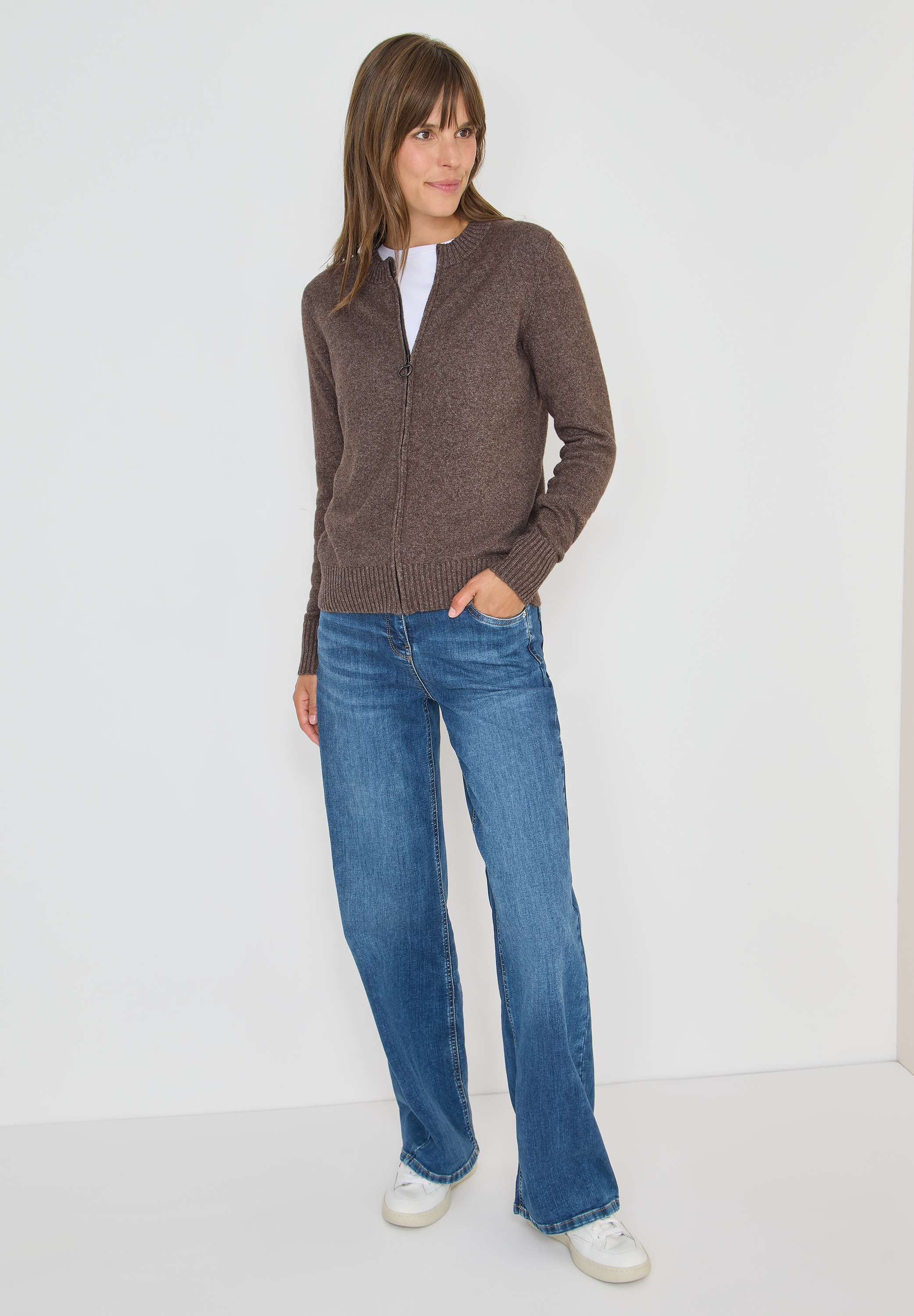 Cecil Cardigan, mit Ripp-Details