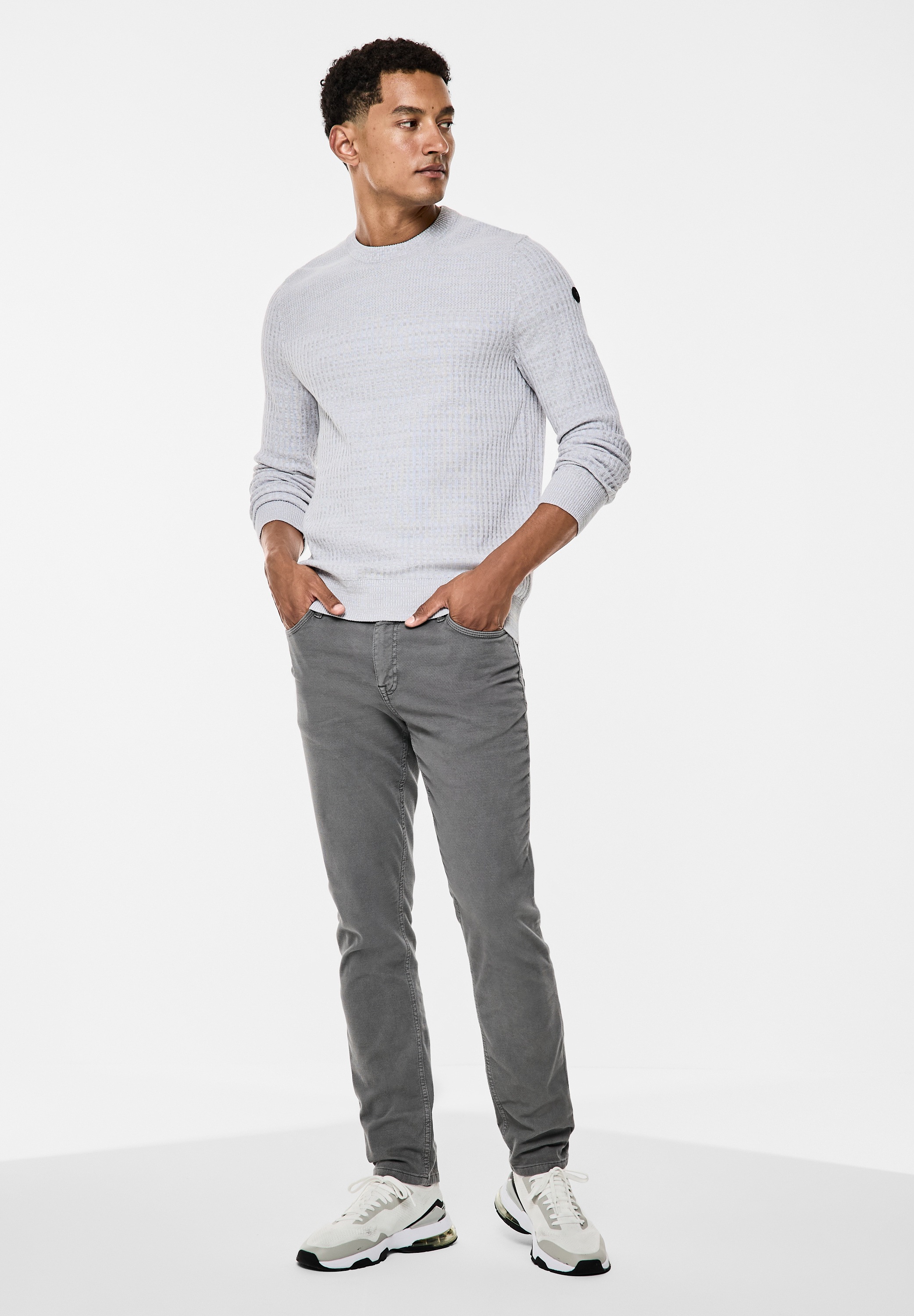 STREET ONE MEN 5-Pocket-Hose, aus Baumwolle mit Stretchanteil
