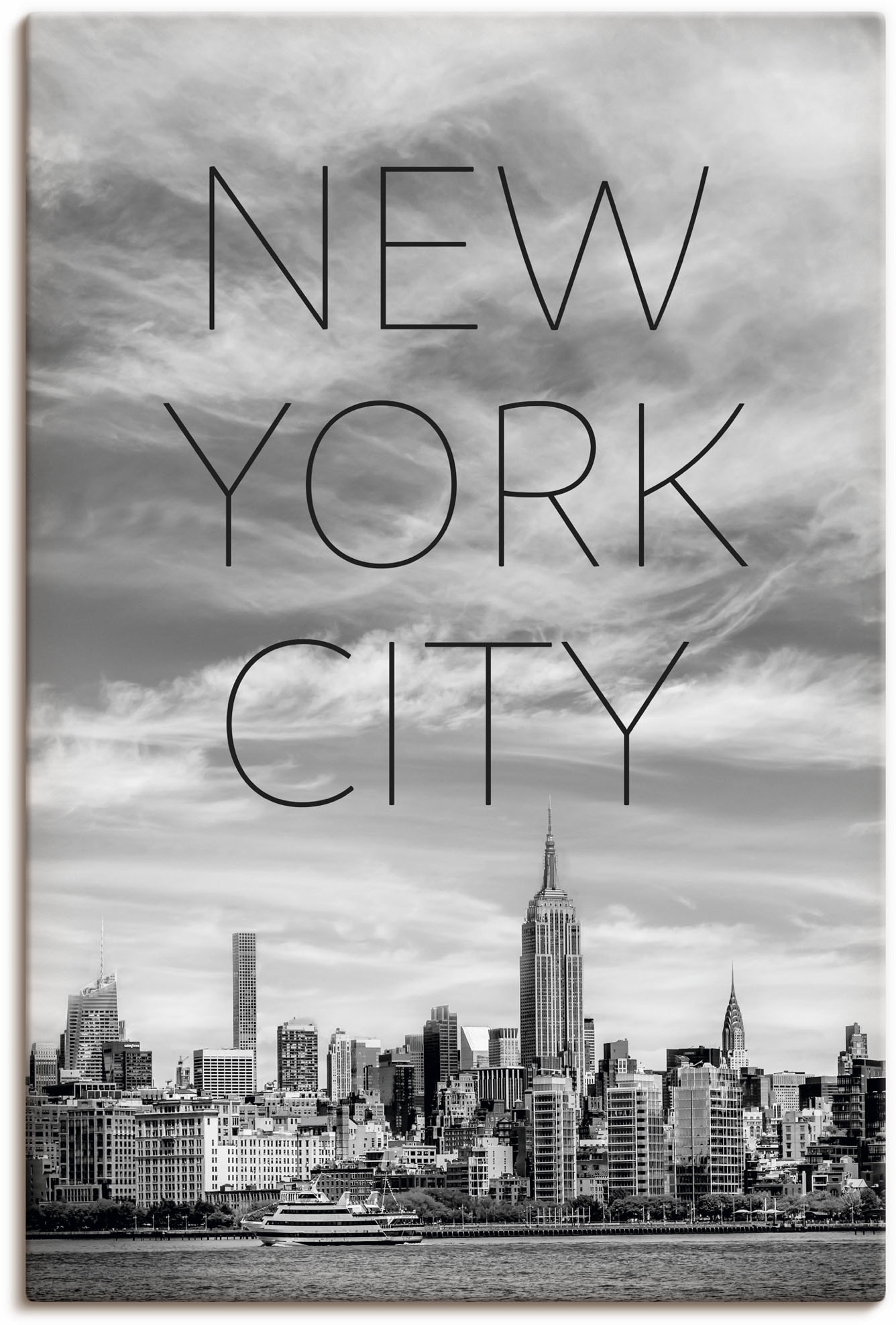 Wandbild »NYC Midtown Manhattan«, New York, (1 St.), als Leinwandbild, Poster in...