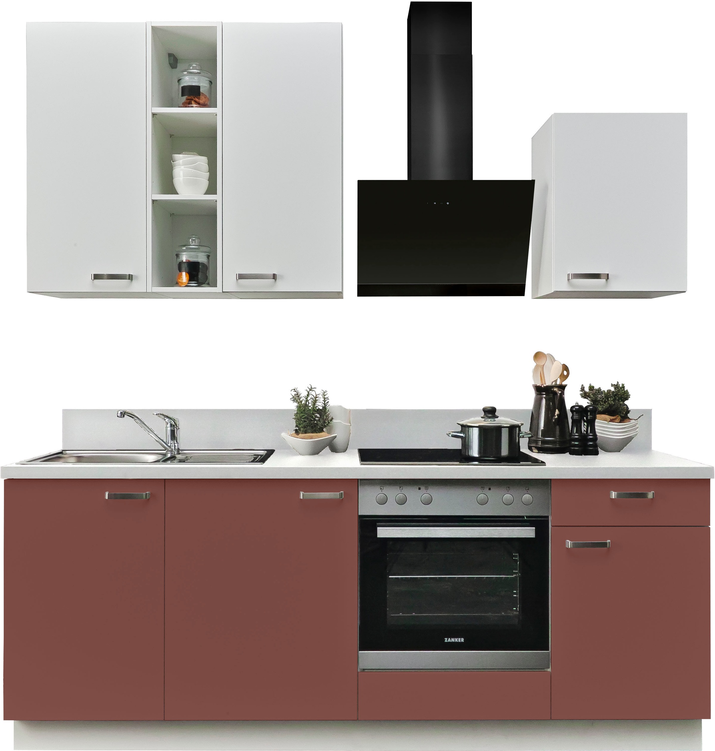 KOCHSTATION Küchenzeile ""KS-Bari", wahlw. mit E-Geräten" Soft-Close-Funkti günstig online kaufen