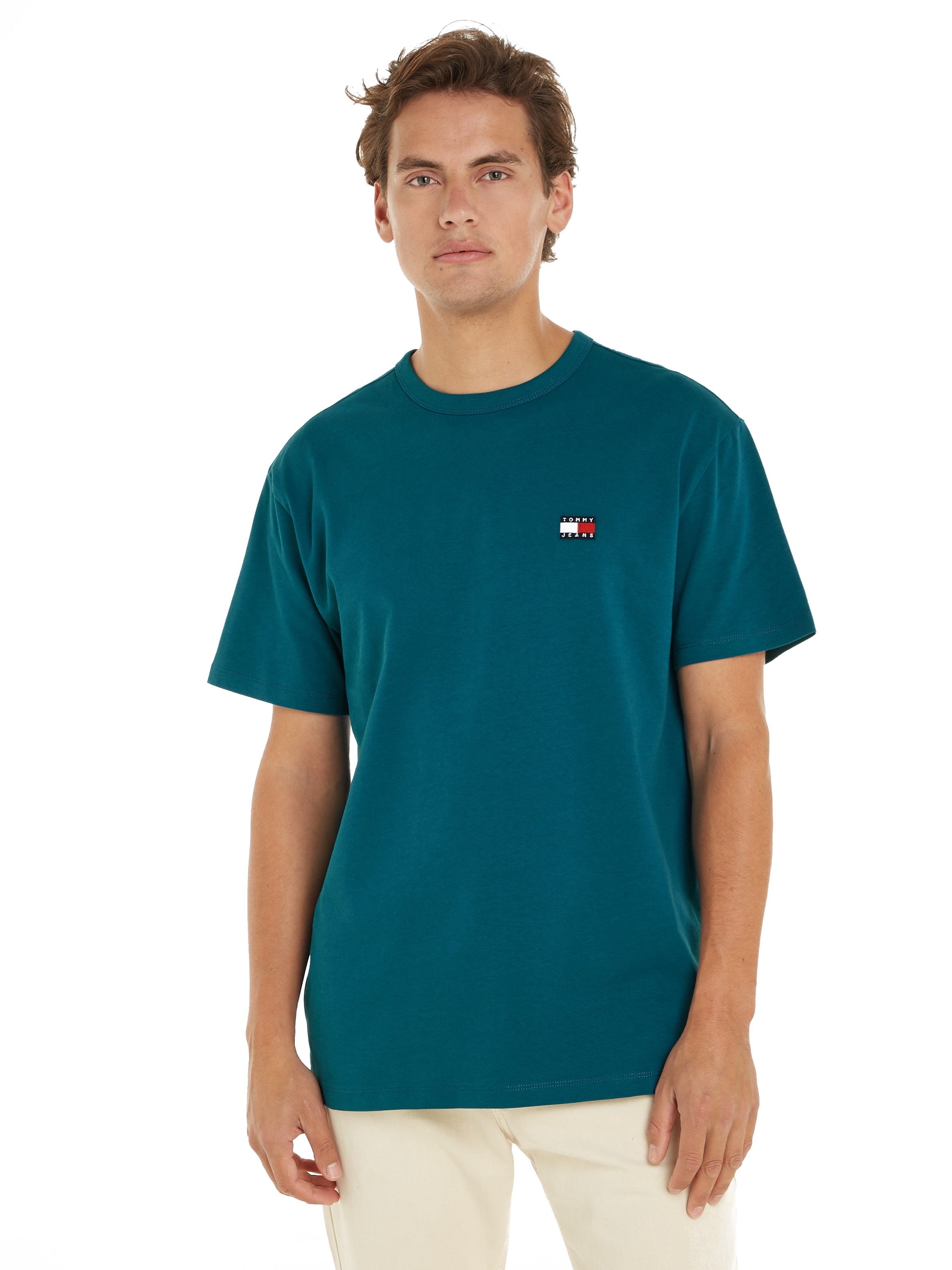 Tommy Jeans T-Shirt "TJM REG BADGE TEE EXT", mit Rundhalsausschnitt günstig online kaufen