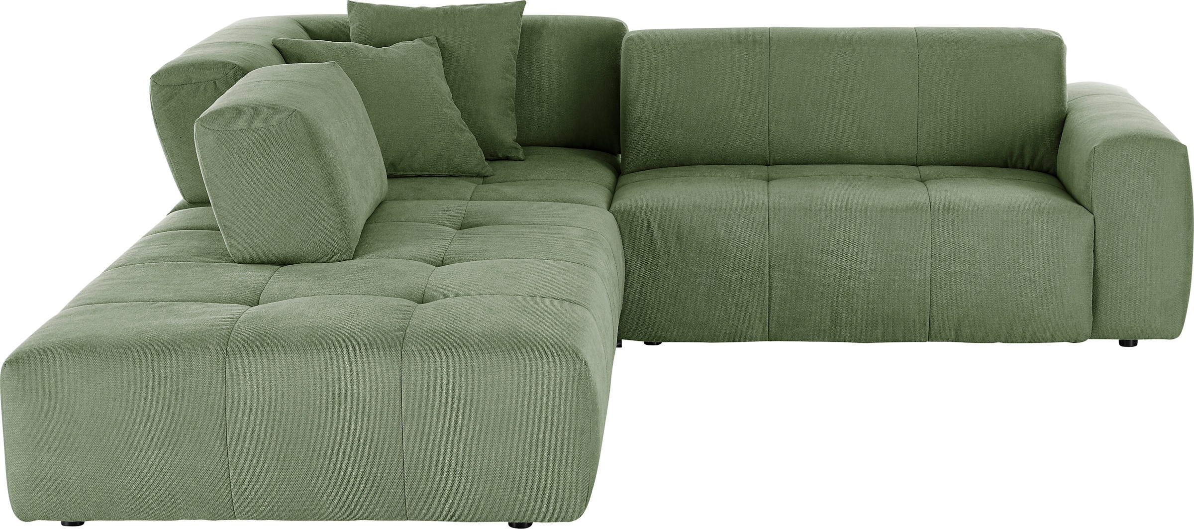 3C Candy Ecksofa »Yoshy Komfortsofa, bequem und modern, hochwertige Verarbeitungsdetails«, Zwei verschiedene Sitztiefen durch verstellbare Rückenlehne, L-Form