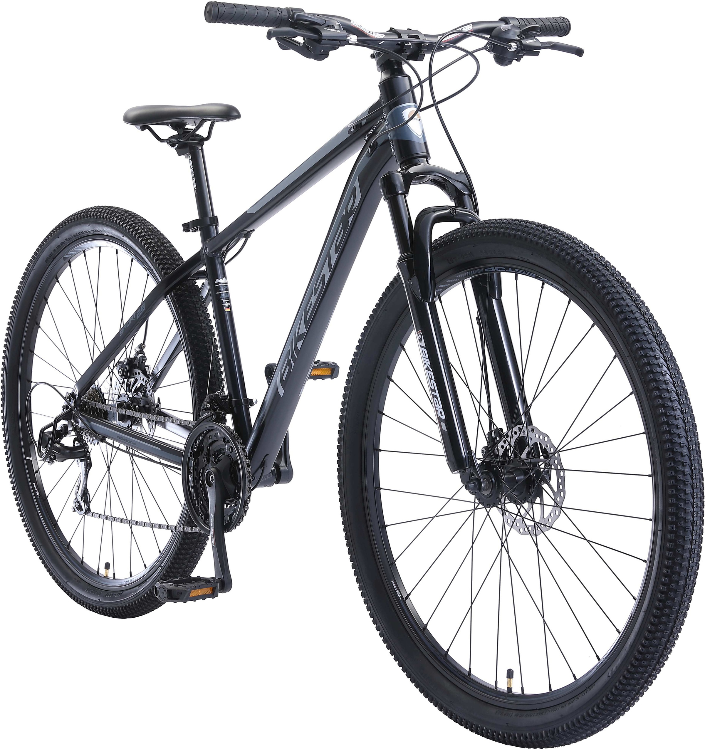 Bikestar Mountainbike 21 Gang Shimano RD-TY300 Schaltwerk Kettenschaltung für Damen und Herren, Kettenschaltung