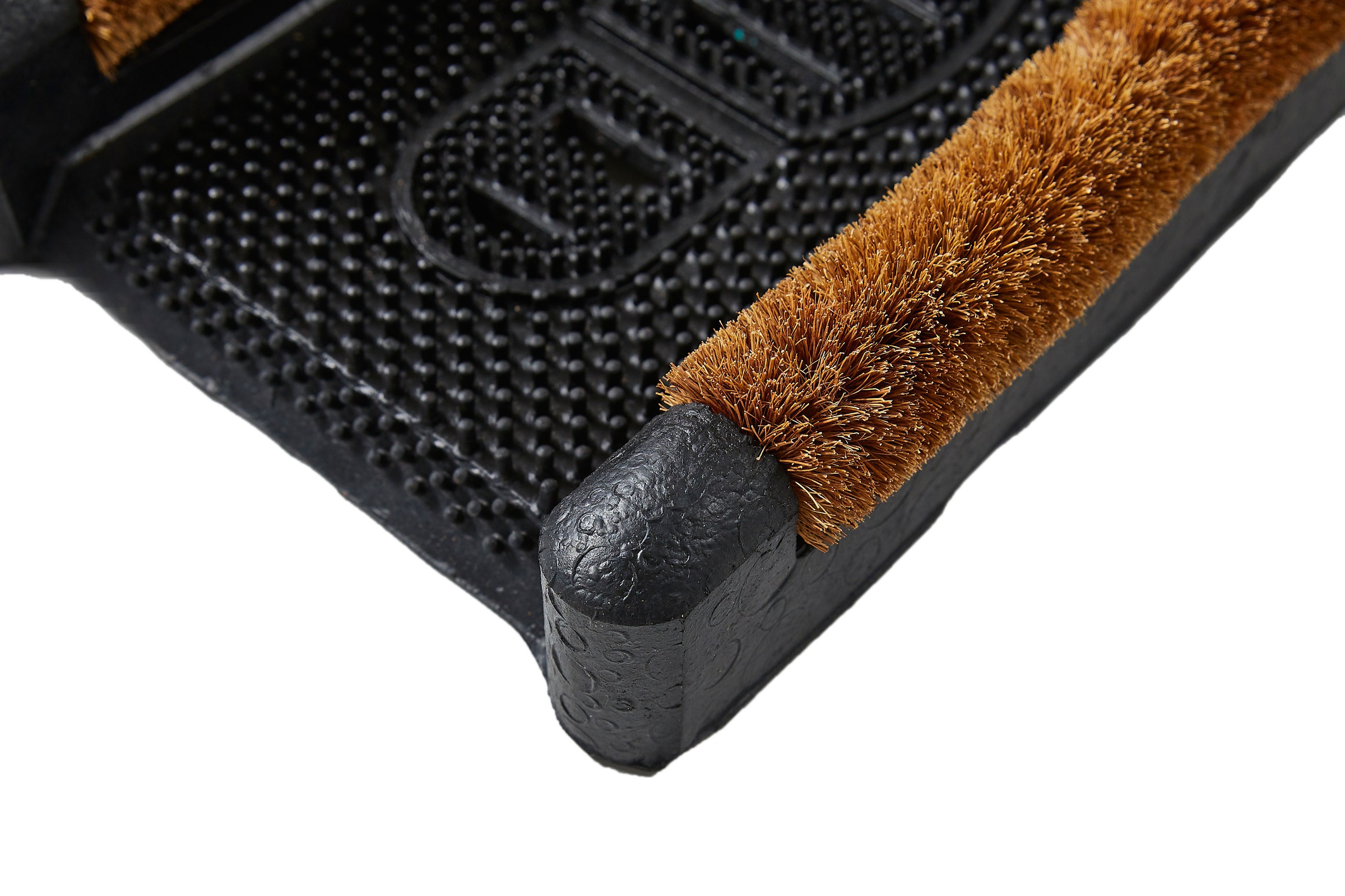 Andiamo Fußmatte »Gummi Kokos Schuh«, rechteckig, 60 mm Höhe, Schmutzfangmatte, In- und Outdoor geeignet
