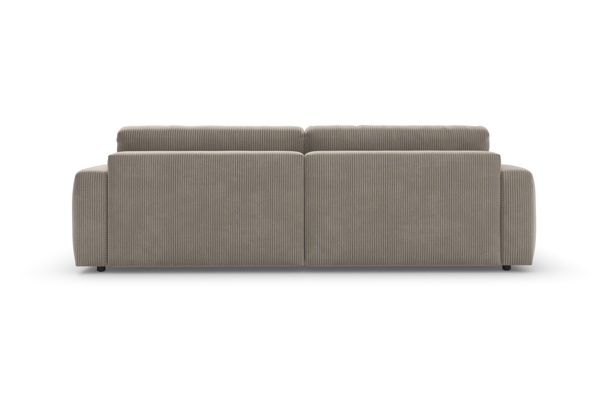 TRENDMANUFAKTUR Big-Sofa »Bourbon«, (2 St.), mit extra hohem Sitzkomfort, in trendigem Cord Stoff erhältlich