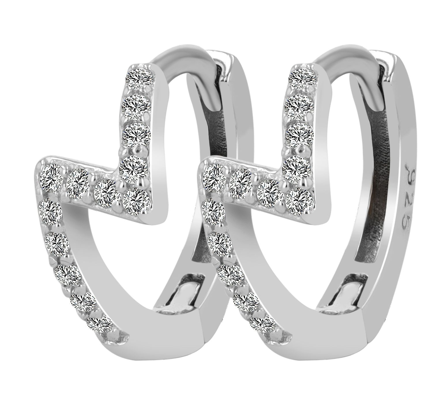 Adelia´s Klappcreolen "Damen Ohrringe – Klappcreole aus 925 Silber" Schöne günstig online kaufen