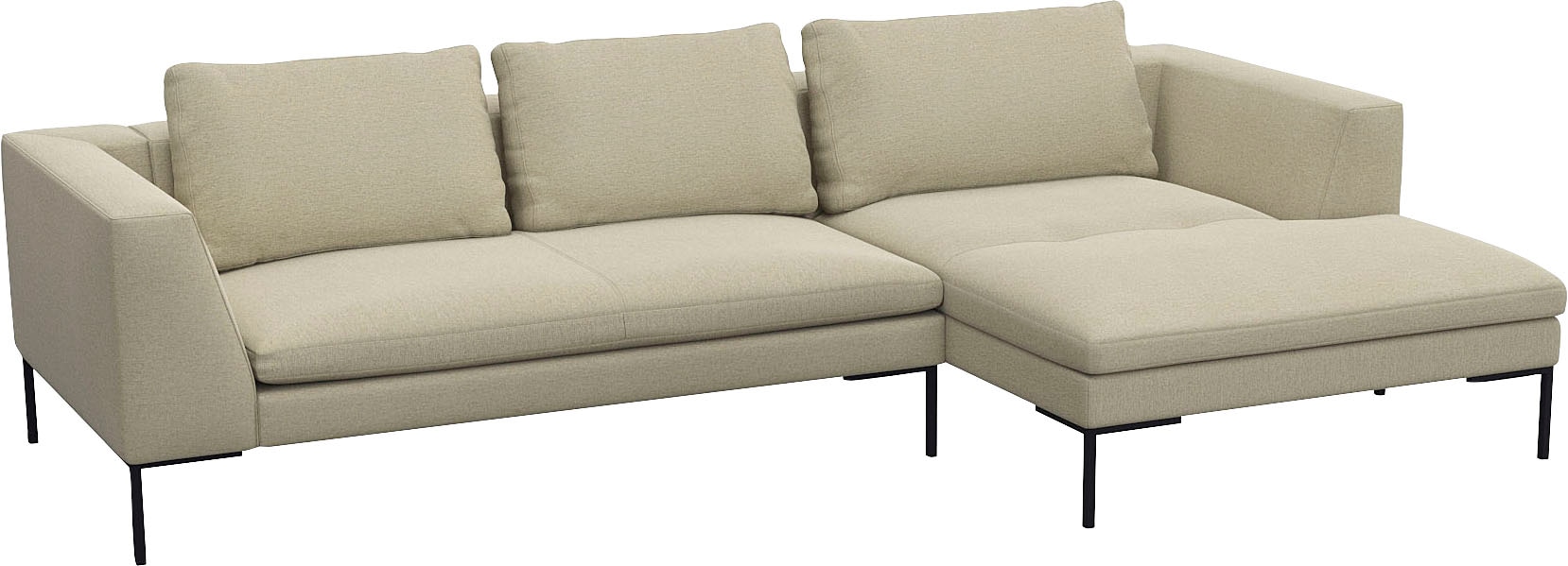 FLEXLUX Ecksofa "Loano, toller Sitzkomfort, L-Form", modernes Sofa, frei im günstig online kaufen