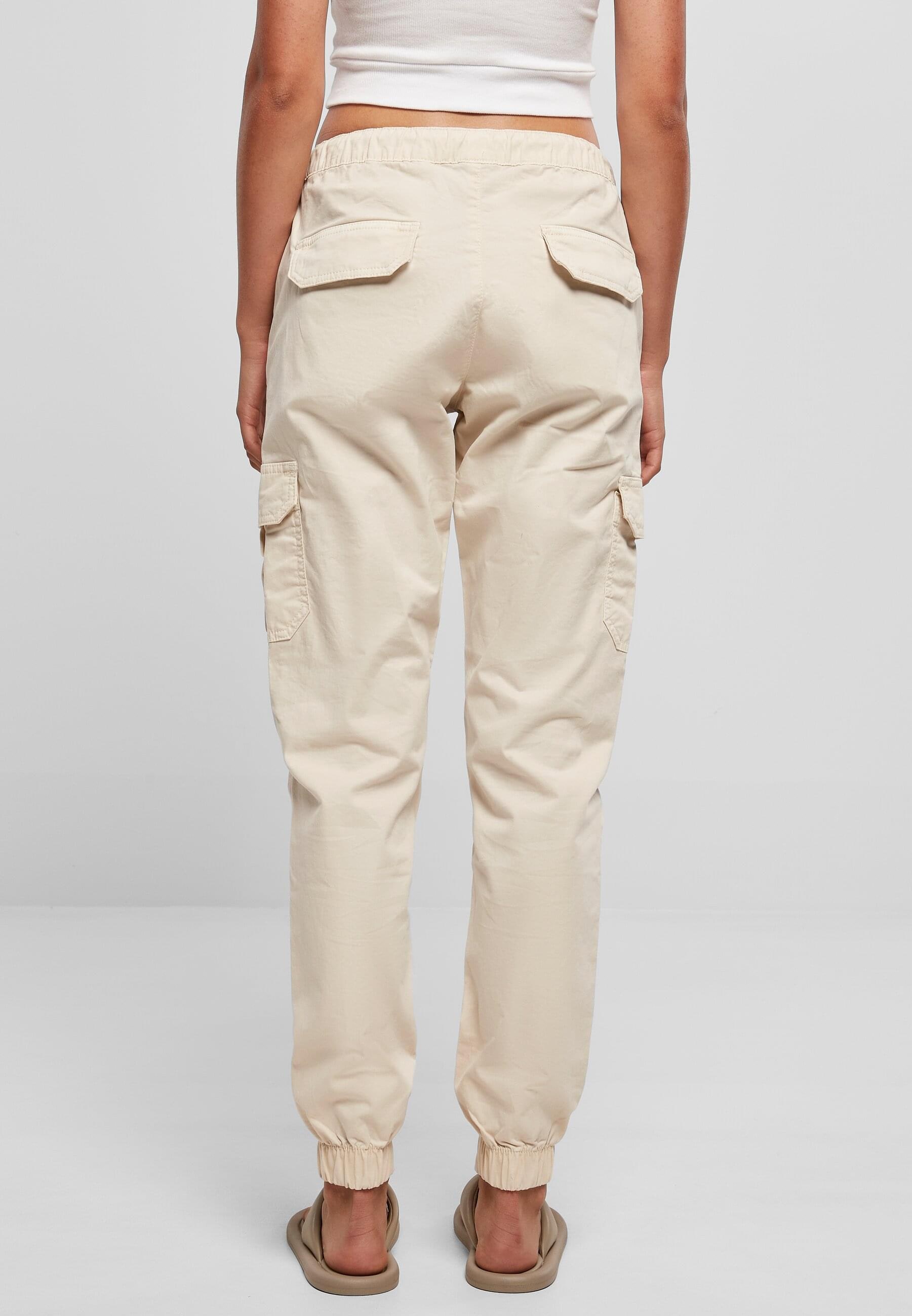 URBAN CLASSICS Cargohose »Urban Classics Damen Ladies High Waist Cargo Jogging Pants«, (1 tlg.)