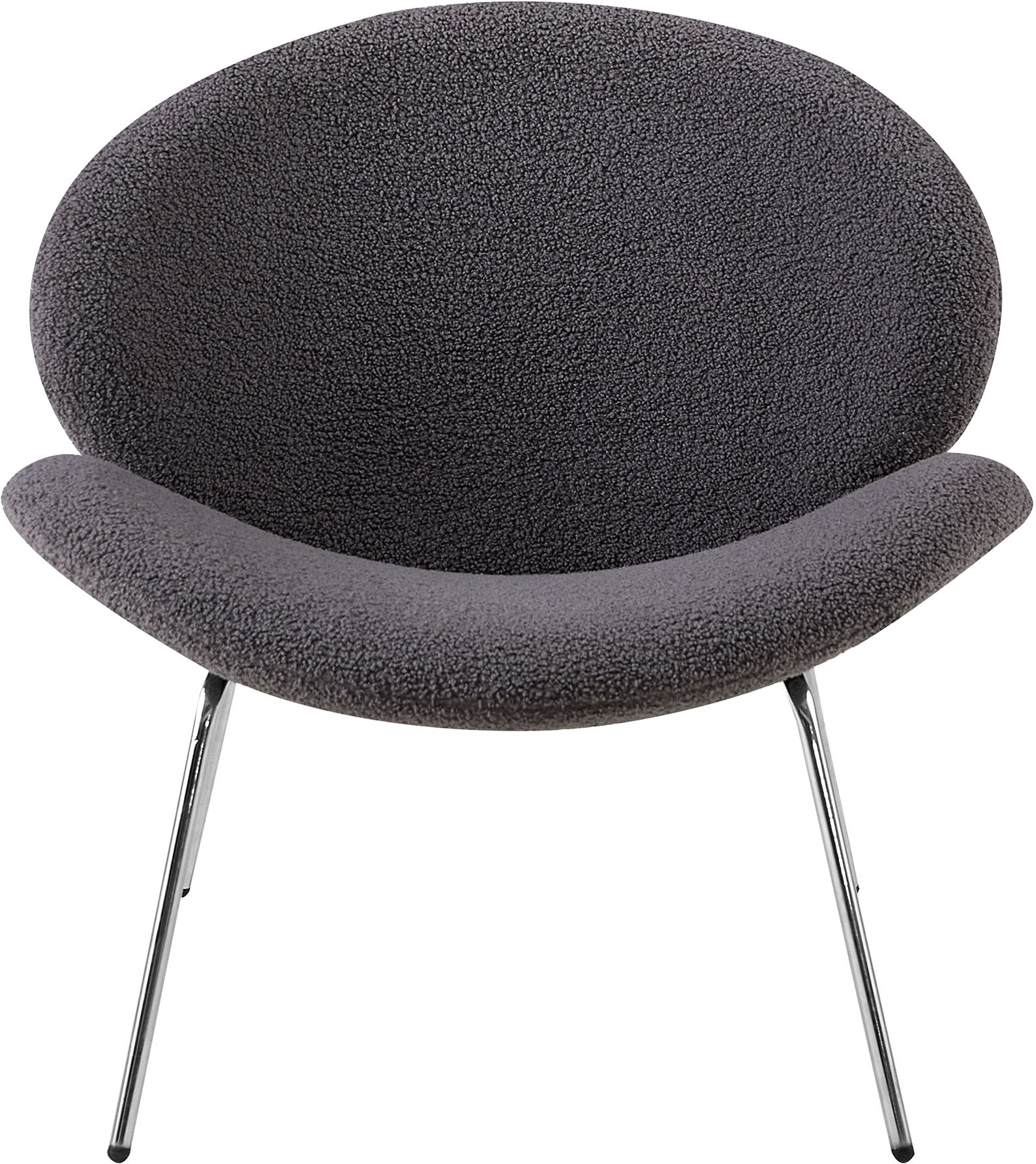 Kayoom Polsterstuhl »Stuhl Jaden 125 2er-Set, im angesagten Stoff mit dem Kräusel-Effekt«, (Set), 2 St., Ästhetisch minimalistisches Design, Bouclé Stoff, breites Sitzen