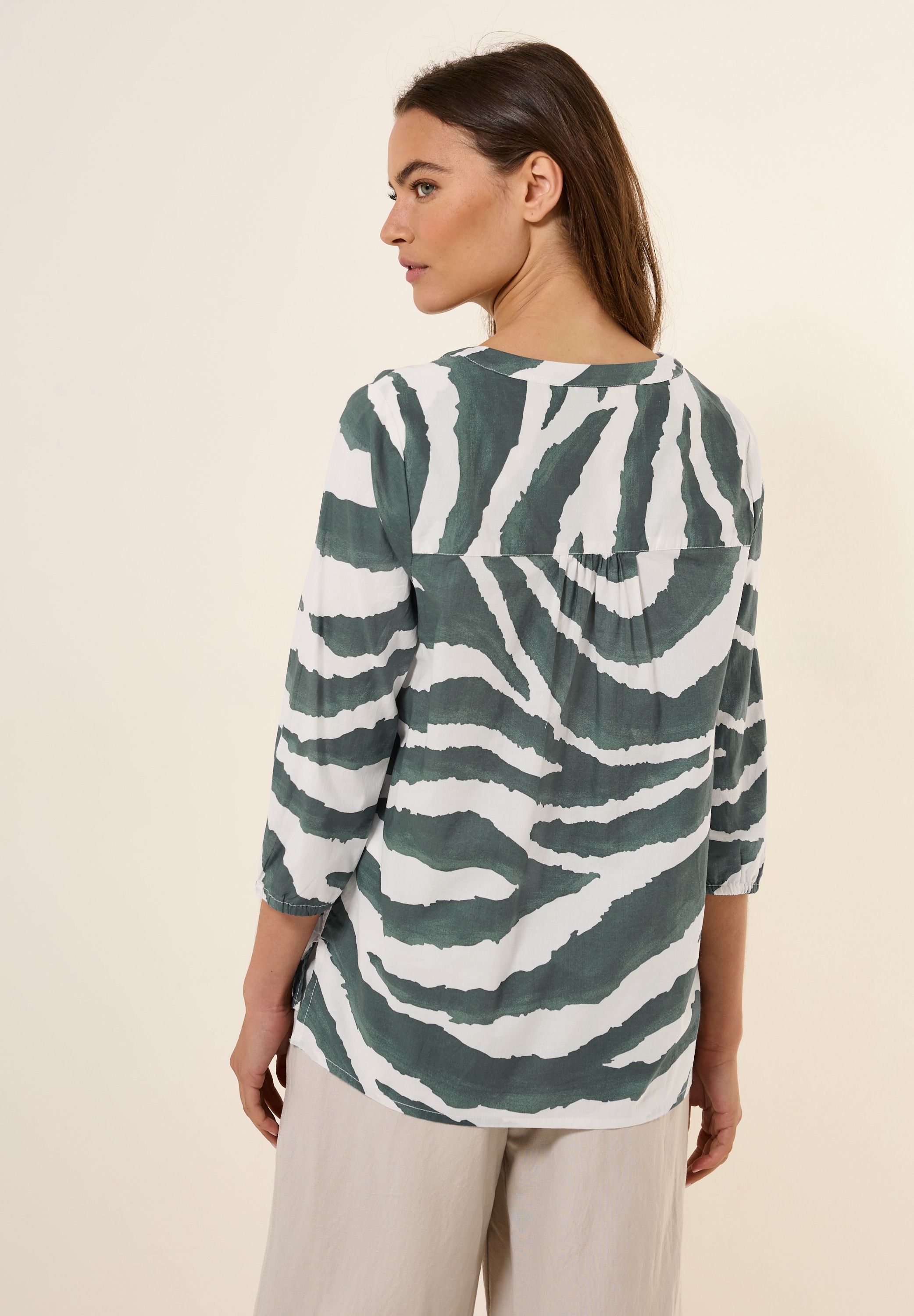 Cecil Shirtbluse, mit Seitlichen Einschlitzen am Saum