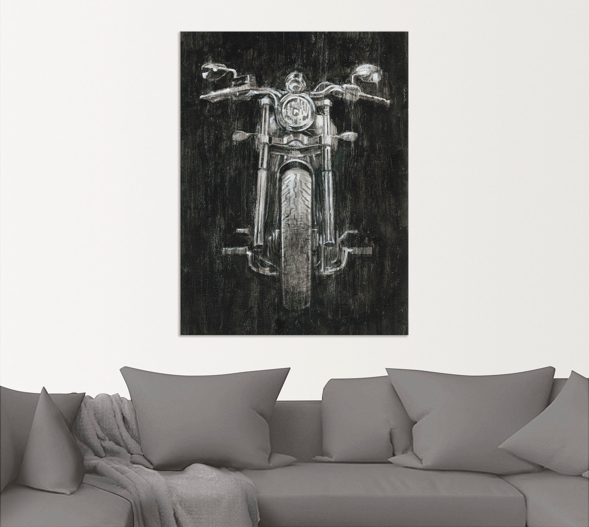 Artland Wandbild »Eisernes Pferd I«, Motorräder & Roller, (1 St.), als Poster, Wandaufkleber in verschied. Größen