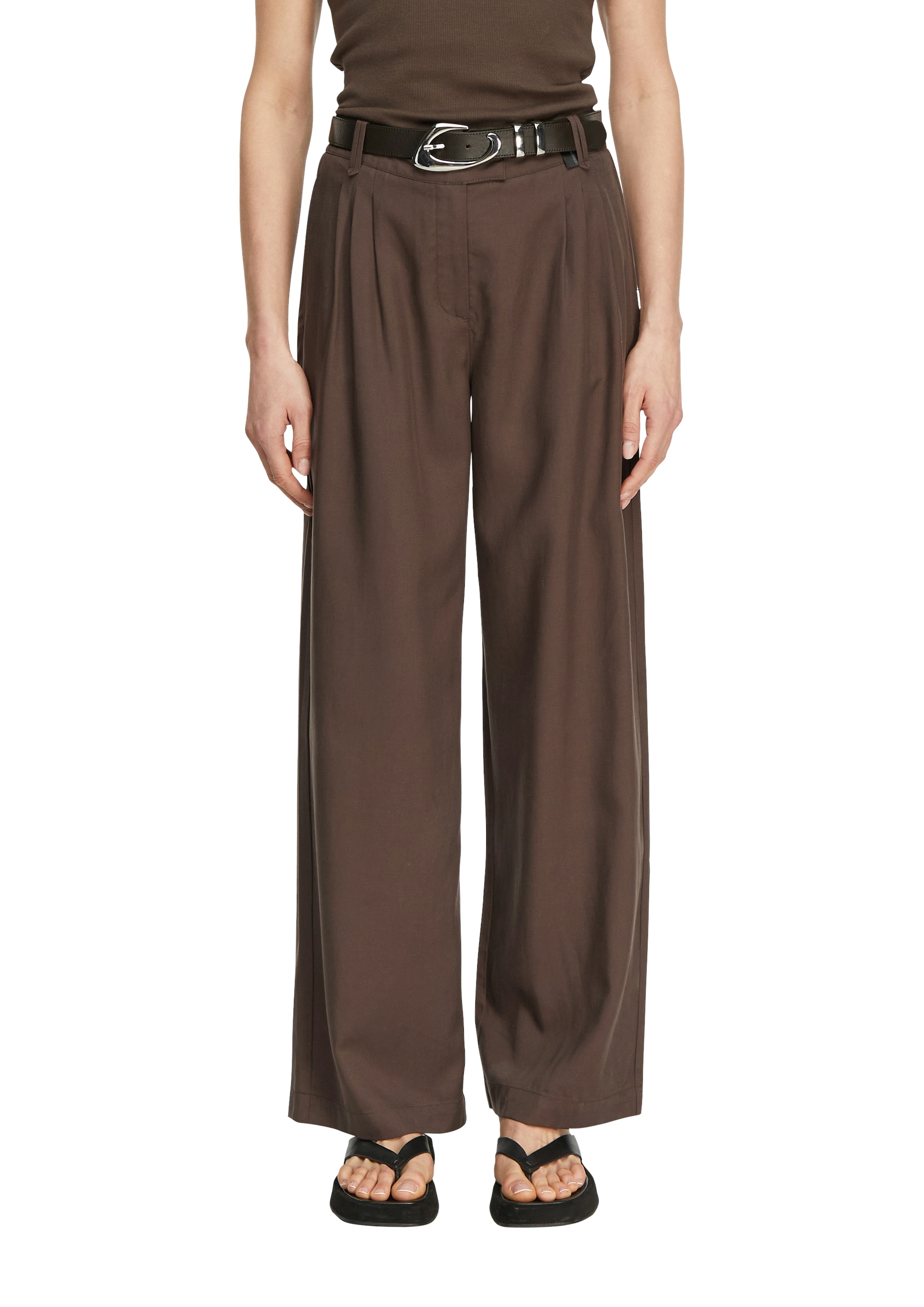 Comma Stoffhose mit Leinenanteil günstig online kaufen