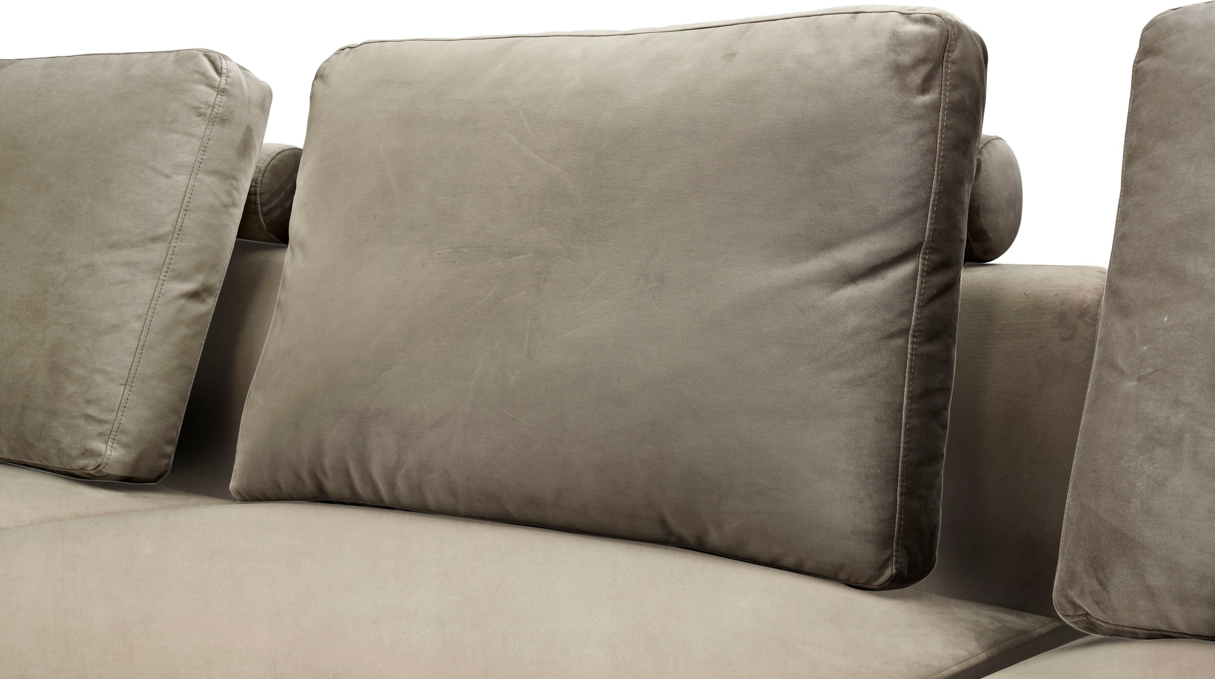 ATLANTIC home collection Ecksofa »L-Form«, mit Federkern