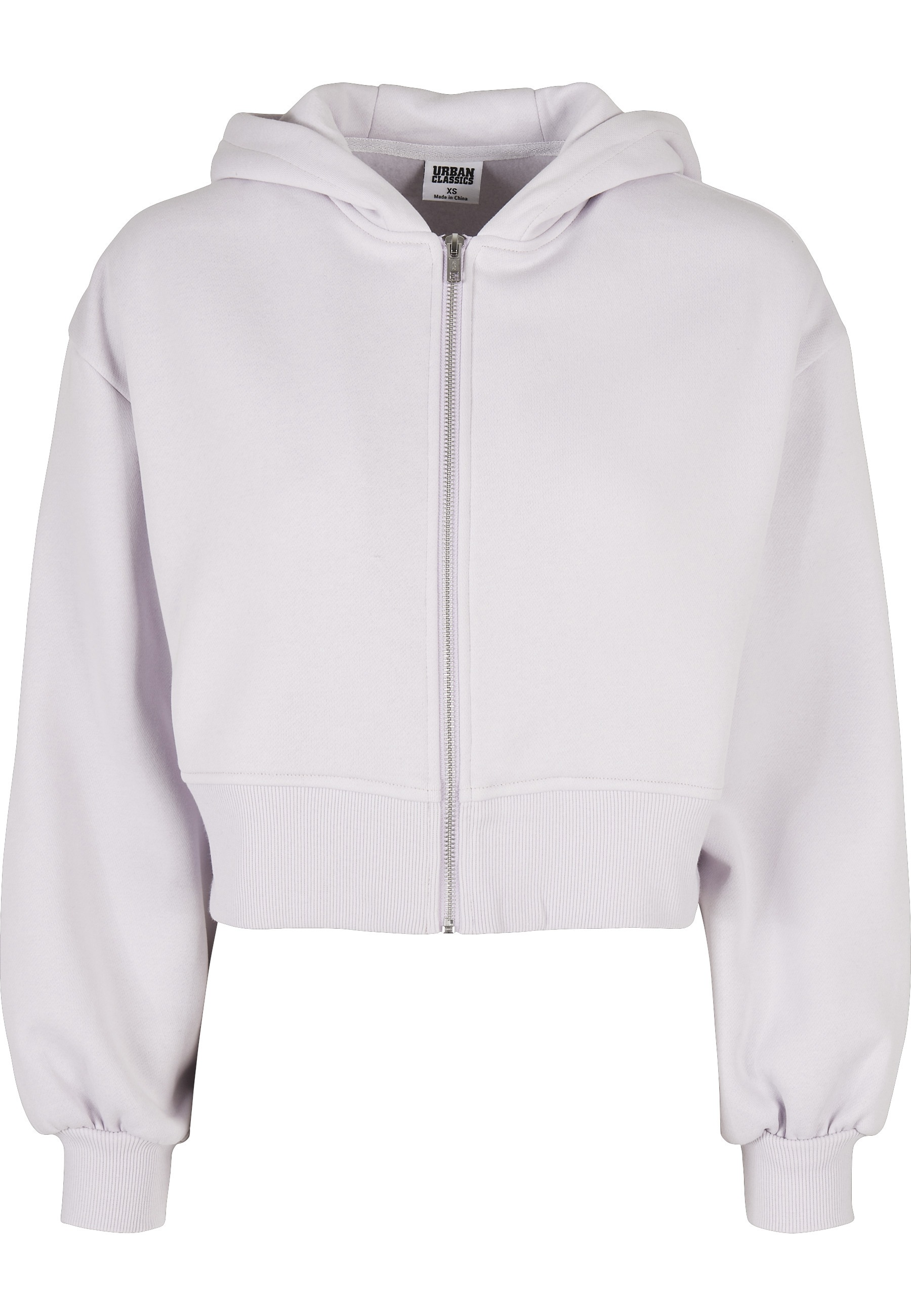 URBAN CLASSICS Sweatjacke »Urban Classics Damen Ladies Short Oversized Zip Jacket« 1 Stk.