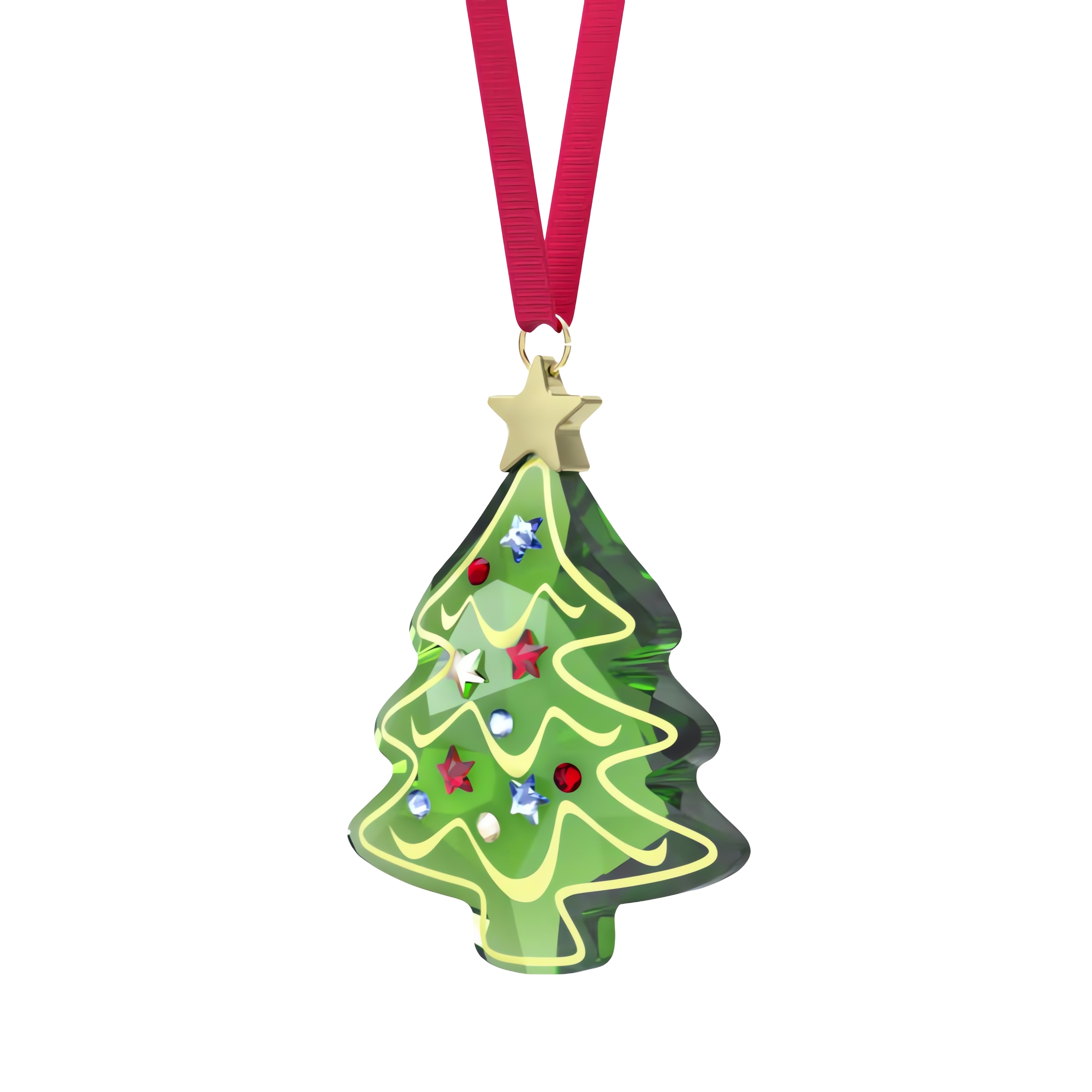 Swarovski Dekohänger »Kristallfigur Sammelfigur Weihnachtsbaum Ornament«, (1 St.), Swarovski® Kristall