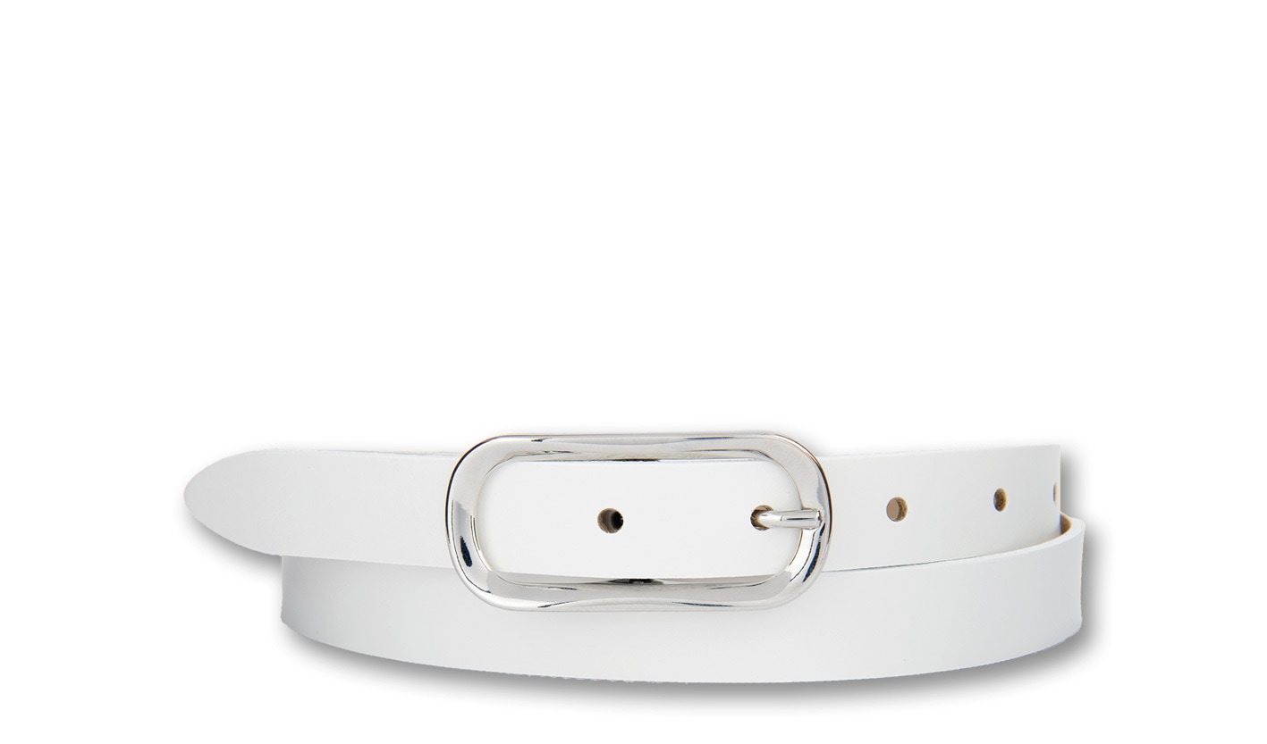 BERND GÖTZ Ledergürtel »Ledergürtel mit glänzender, ovaler Blickfangschließe«