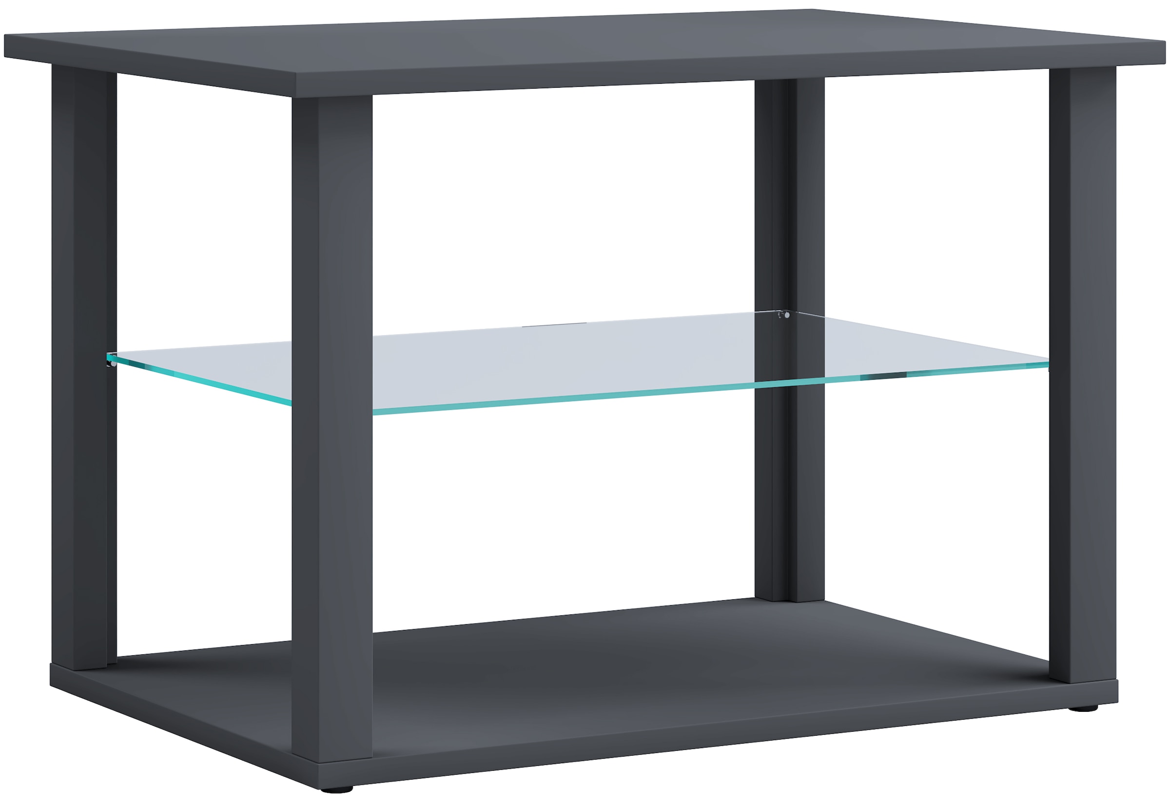 VCM Beistelltisch »Holz Sofatisch Couchtisch Glas Tisch Wanilo M«