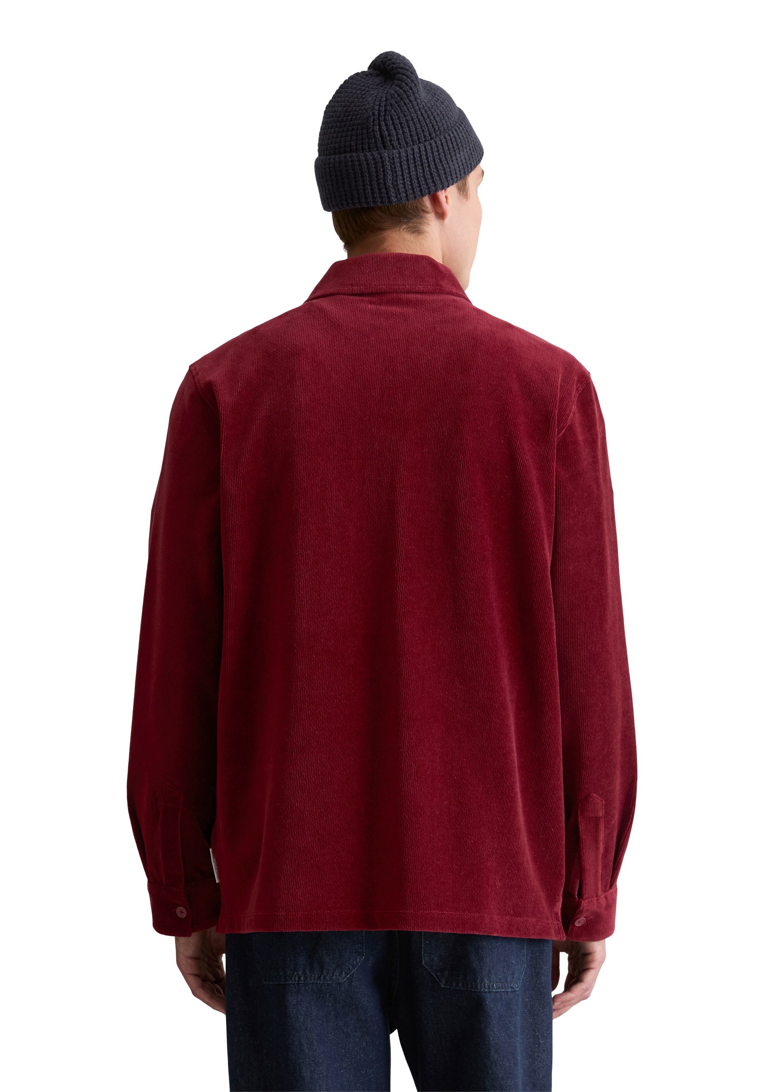 Marc O'Polo DENIM Langarmhemd »aus softem Frottee-Cord«