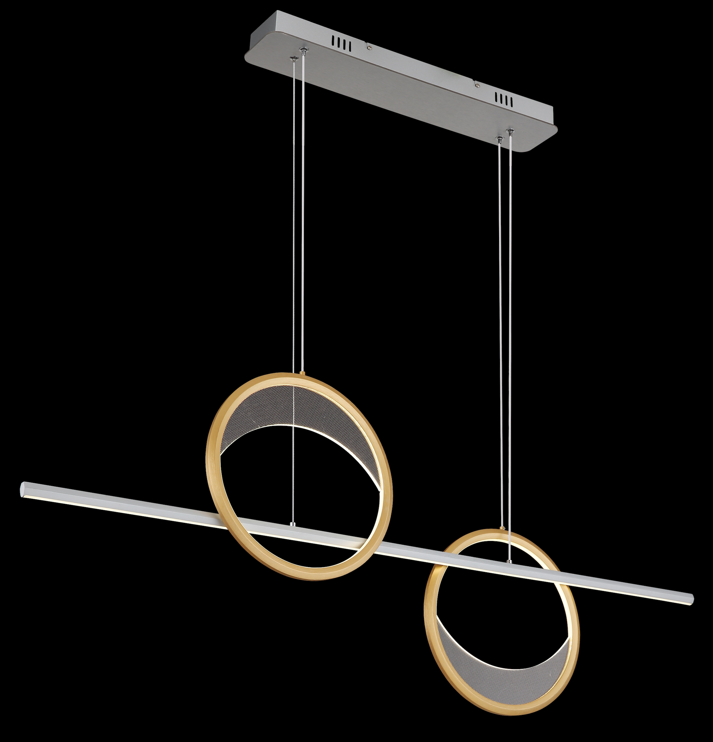 GLOBO LIGHTING Hängeleuchte »UMBRA« LED-Modul 1 Stk. warmweiß - kaltweiß Hängelampe Esszimmer-Leuchte Esstischleuchte Wohnzimmer