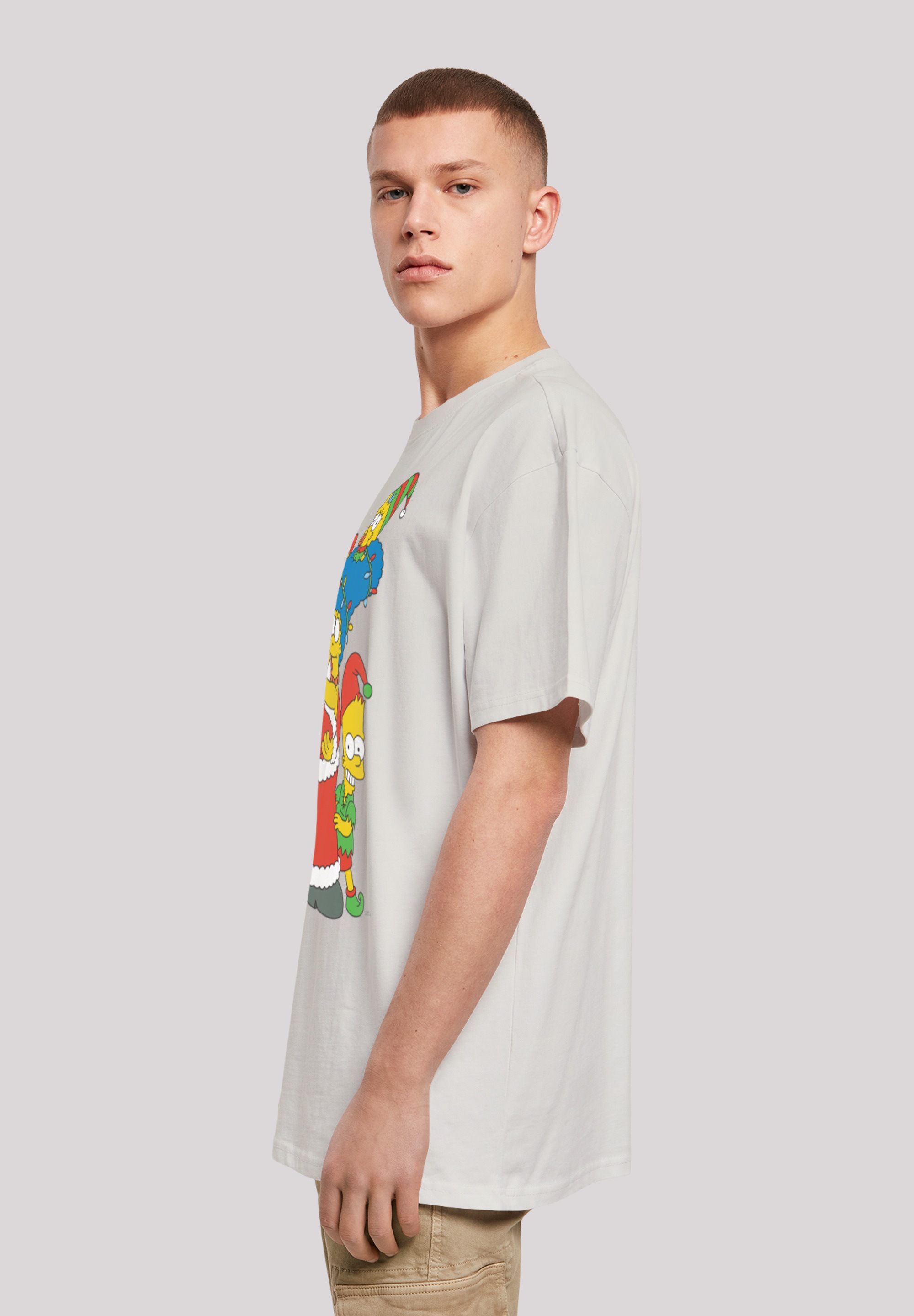 F4NT4STIC T-Shirt »The Simpsons Christmas Weihnachten Family«, Print