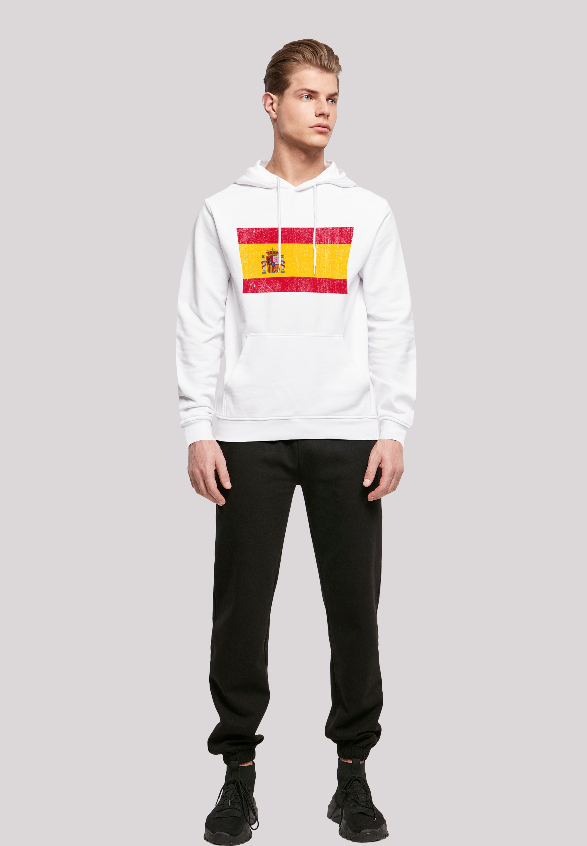 Kapuzenpullover kaufen distressed«, »Spain Flagge Spanien F4NT4STIC BAUR Print ▷ |