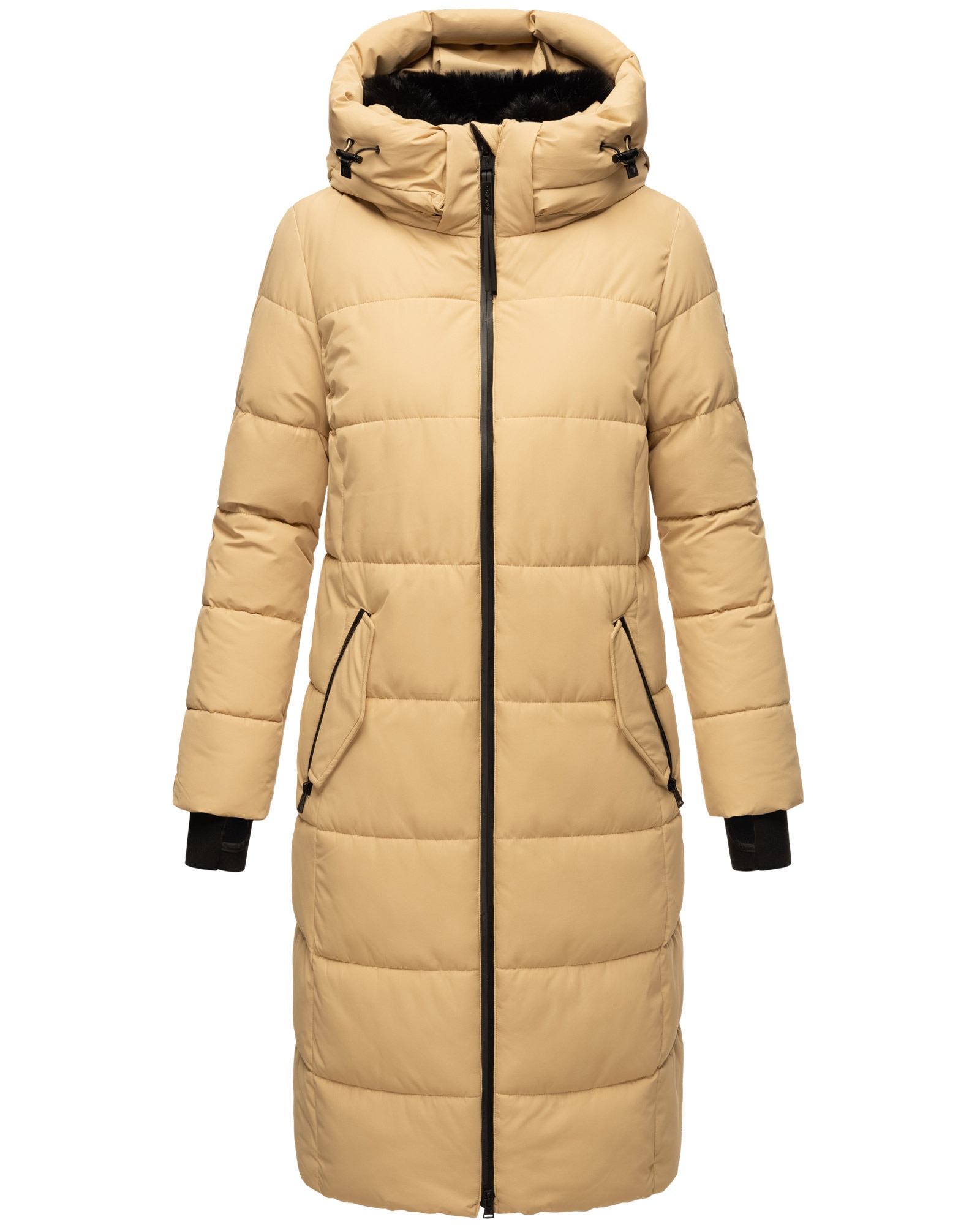 Marikoo Steppjacke »Zuraraa XVI«, langer Winter Mantel gesteppt