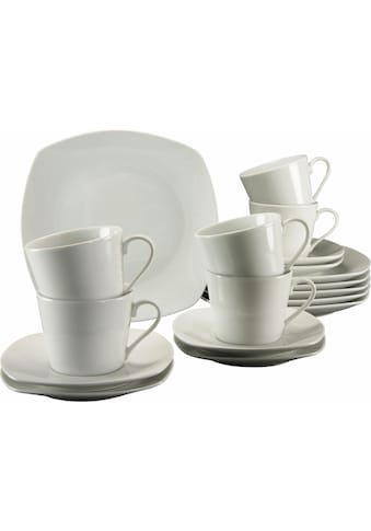 Kaffeeservice »Geschirr-Set Amelie«, (Set, 18 tlg., Kaffeegeschirr für 6 Personen)