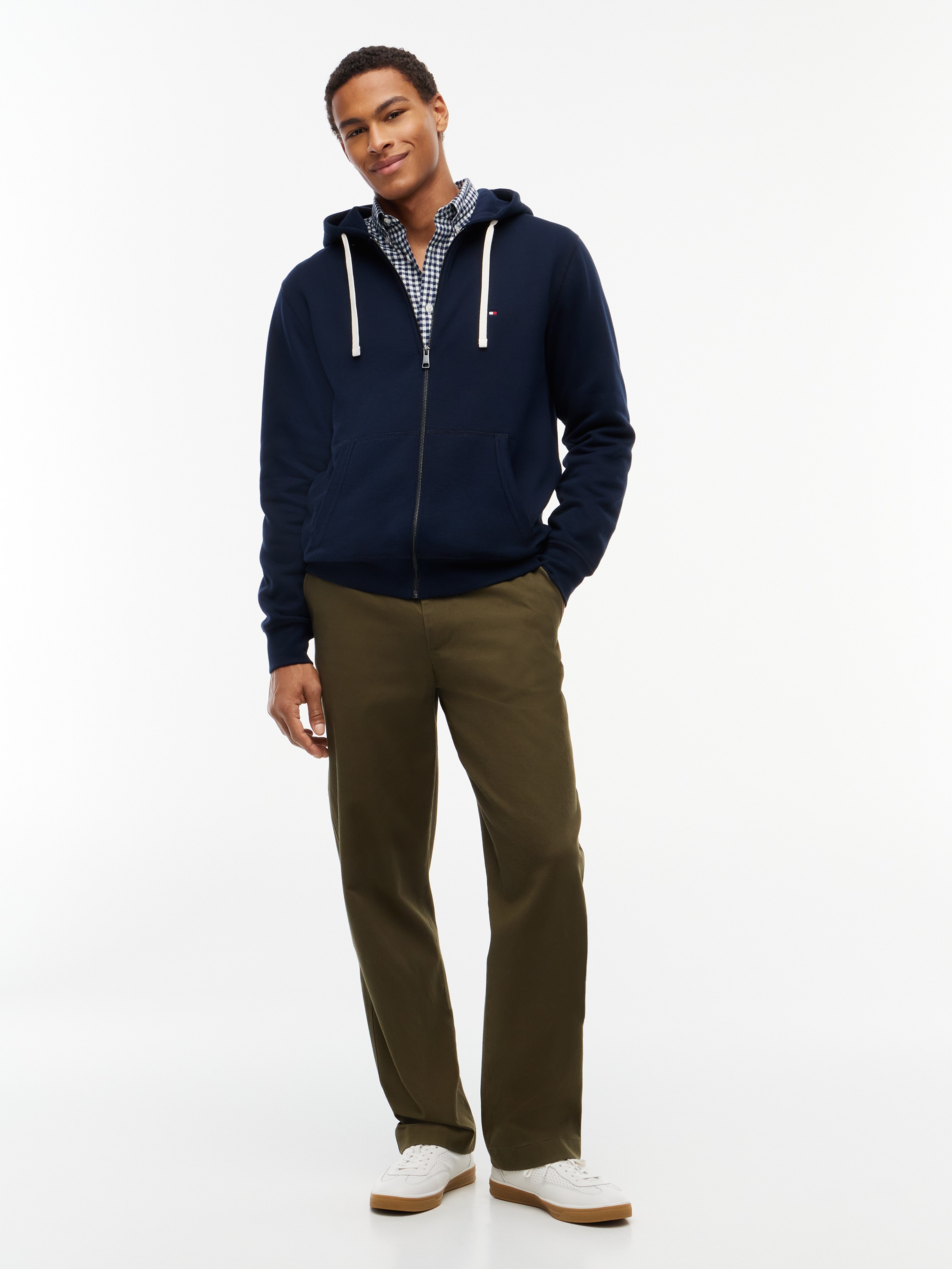 Tommy Hilfiger Kapuzensweatjacke »ESSENTIAL FLEECE HOODED REGULAR«