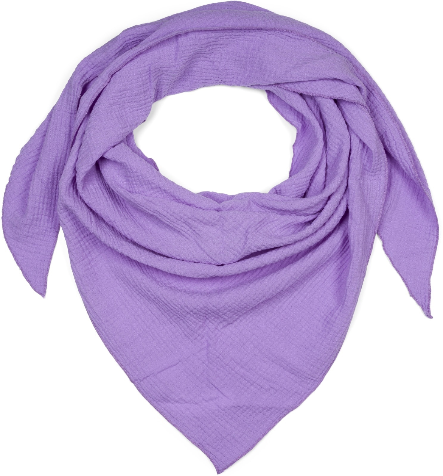styleBREAKER Dreieckstuch "Musselin Dreiecktuch Einfarbig" 1 Stk.