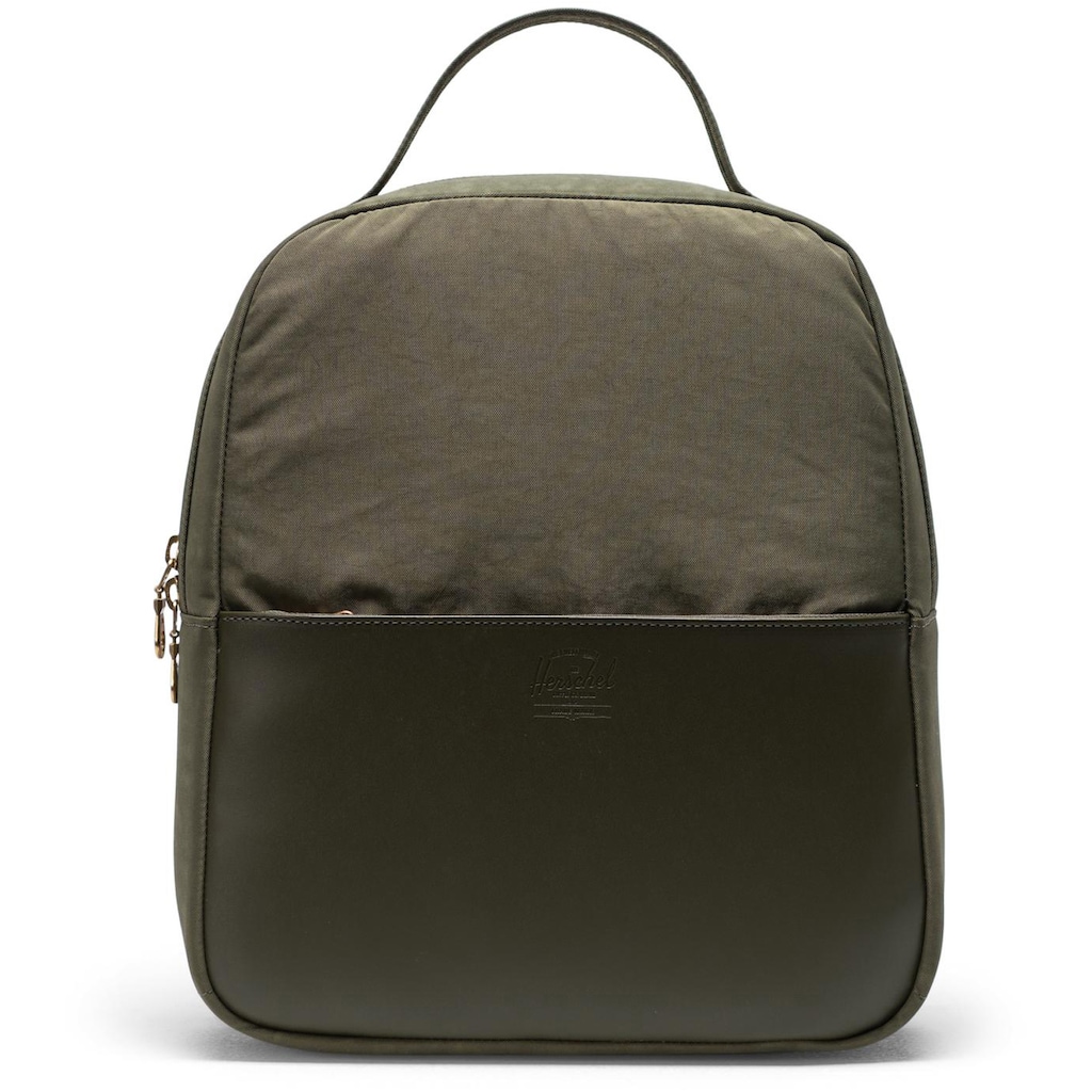 Herschel Cityrucksack »Leather, Orion Small, Ivy Green«