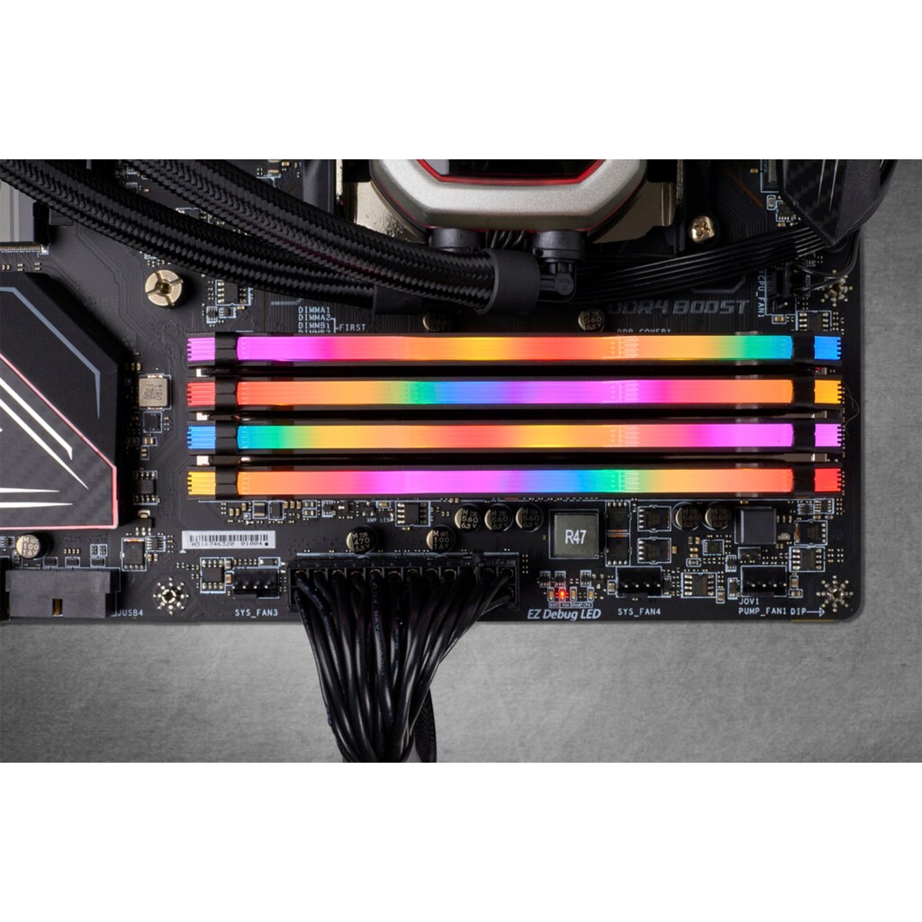 Corsair PC-Arbeitsspeicher »VENGEANCE® RGB PRO 64 GB (4 x 16 GB) DDR4 DRAM 3200 MHz C16«