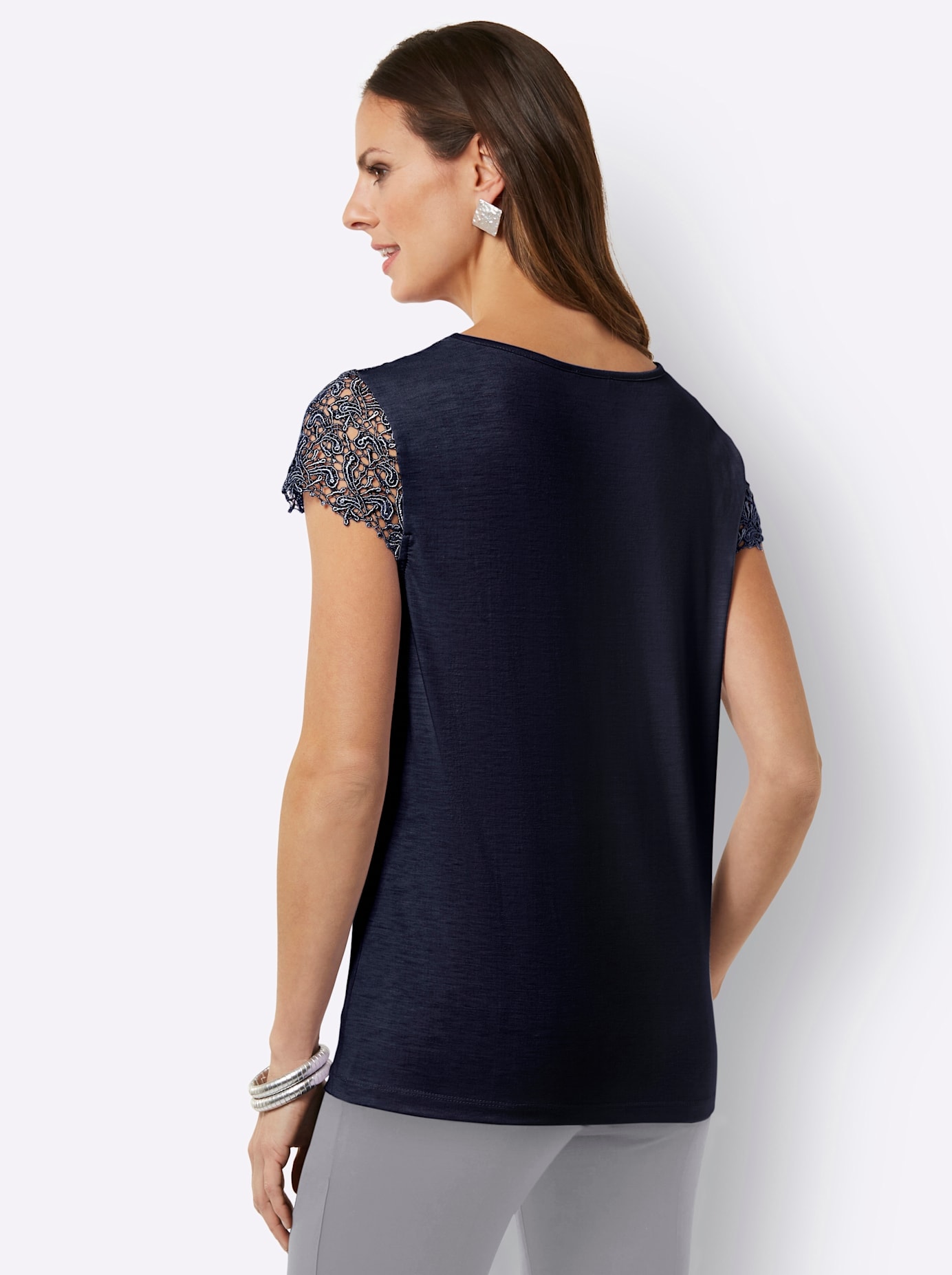 Lady Spitzenshirt »Shirt«, (1 tlg.)