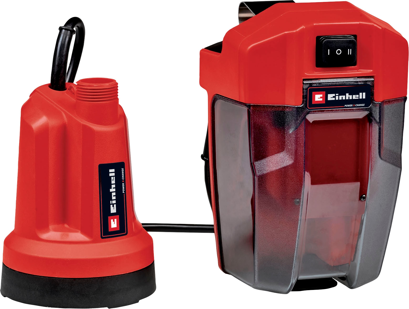 Einhell Klarwasserpumpe »GE-SP 18 LL Li«, inkl. Akku und Schnellladegerät