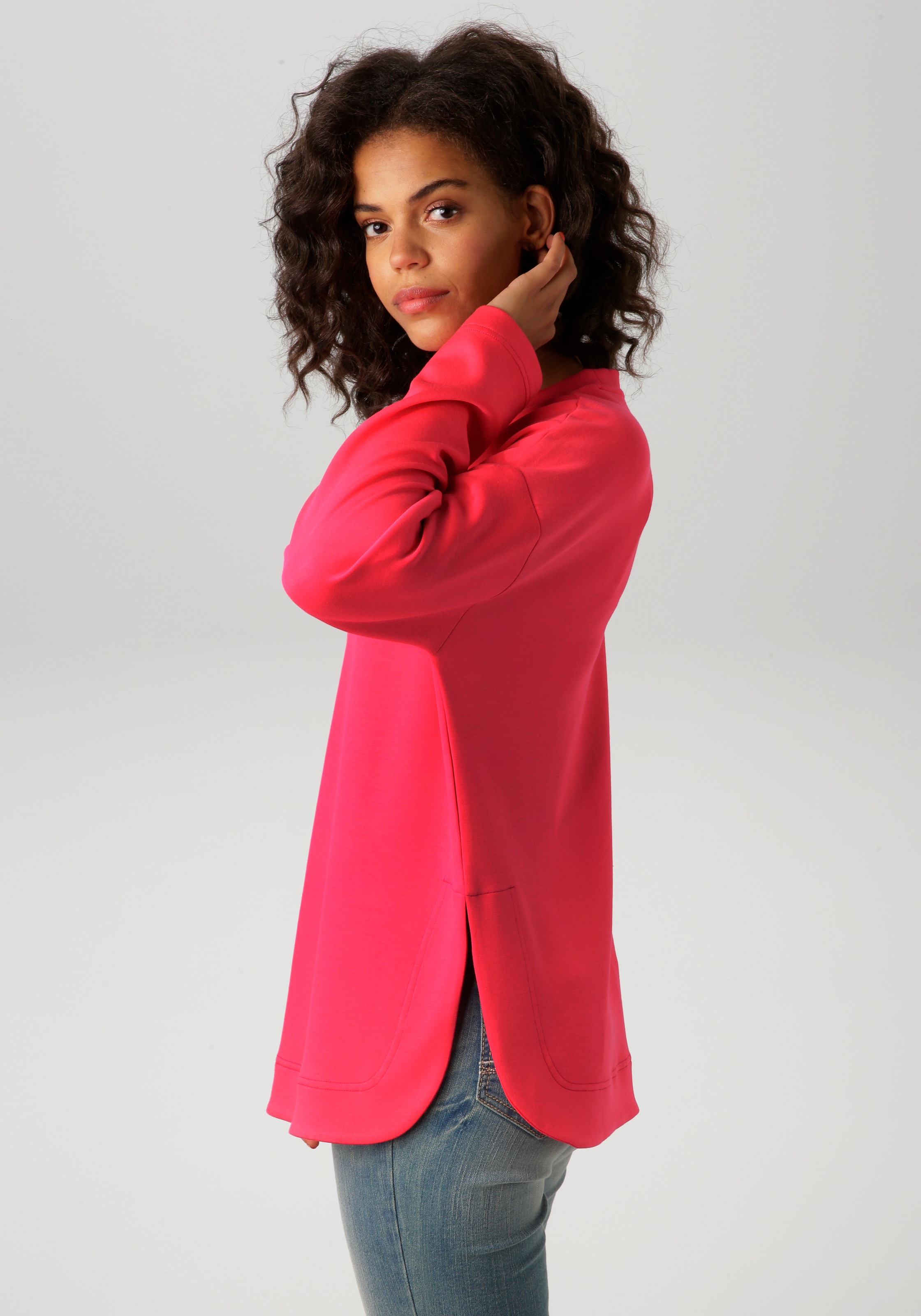 Aniston CASUAL Sweatshirt, in trendiger Farbpalette günstig online kaufen