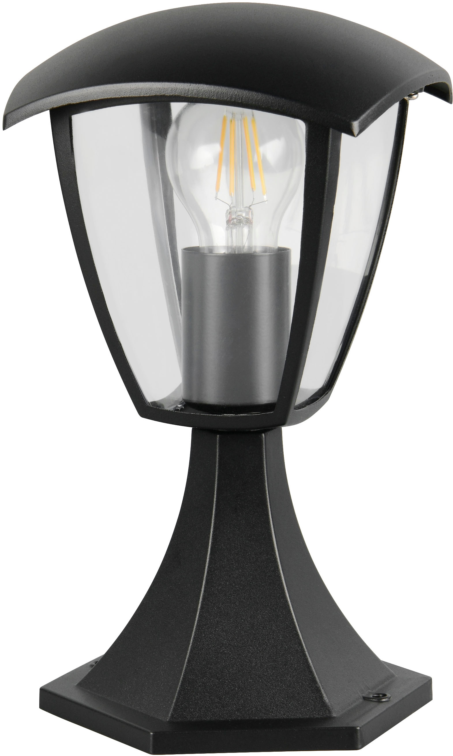 TRIO Leuchten Außen-Stehlampe »VENTA, dekorative Outdoor Wegeleuchte Höhe 30cm, exkl 1x E27 max 10W«, 1 flammig, Leuchtmittel E27 | Leuchtmittel wechselbar, kleine Stehleuchte für Garten oder Terrasse, Leuchtmittel wechselbar