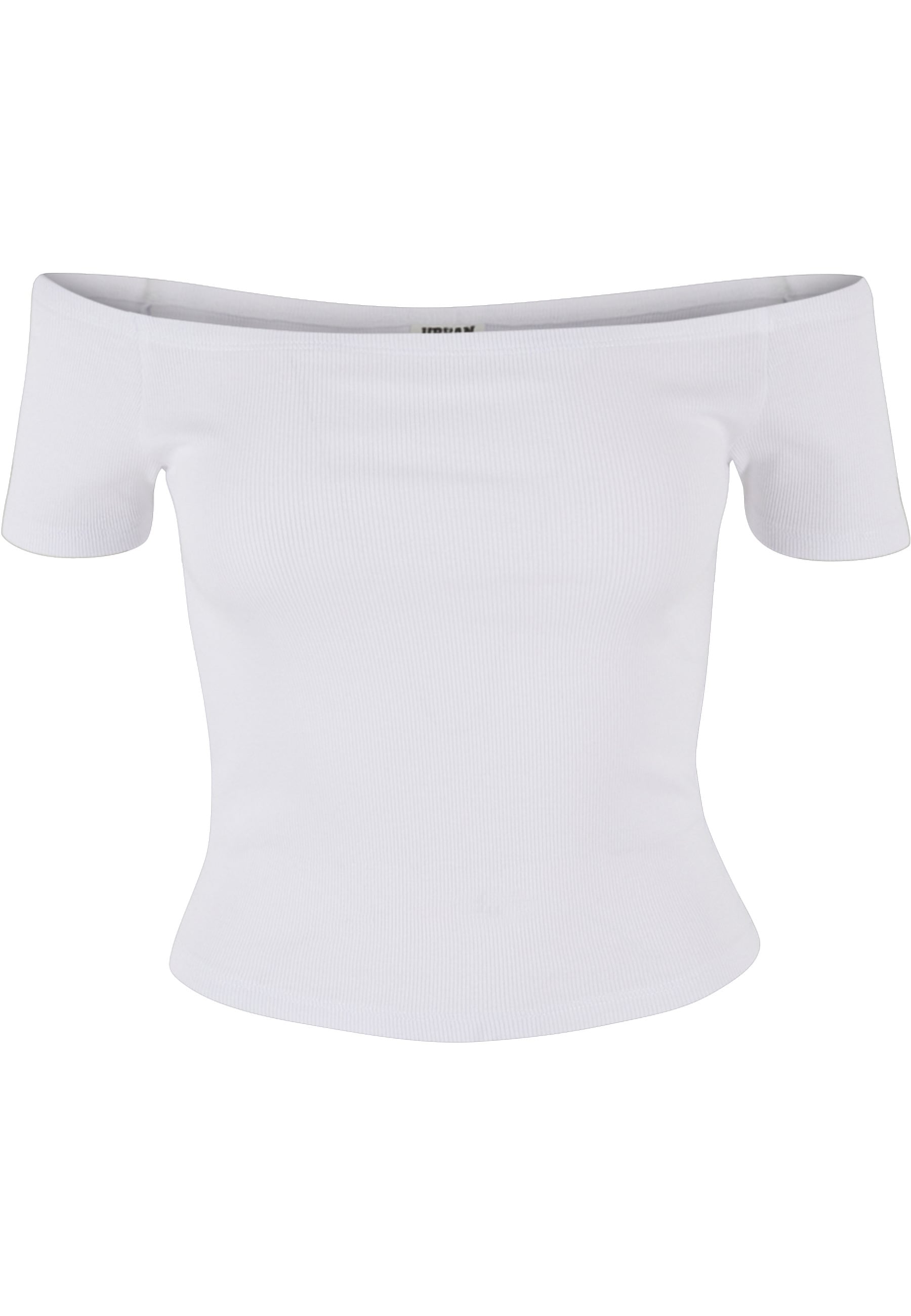 URBAN CLASSICS T-Shirt "Urban Classics Damen Ladies Organic Off Shoulder Ri günstig online kaufen