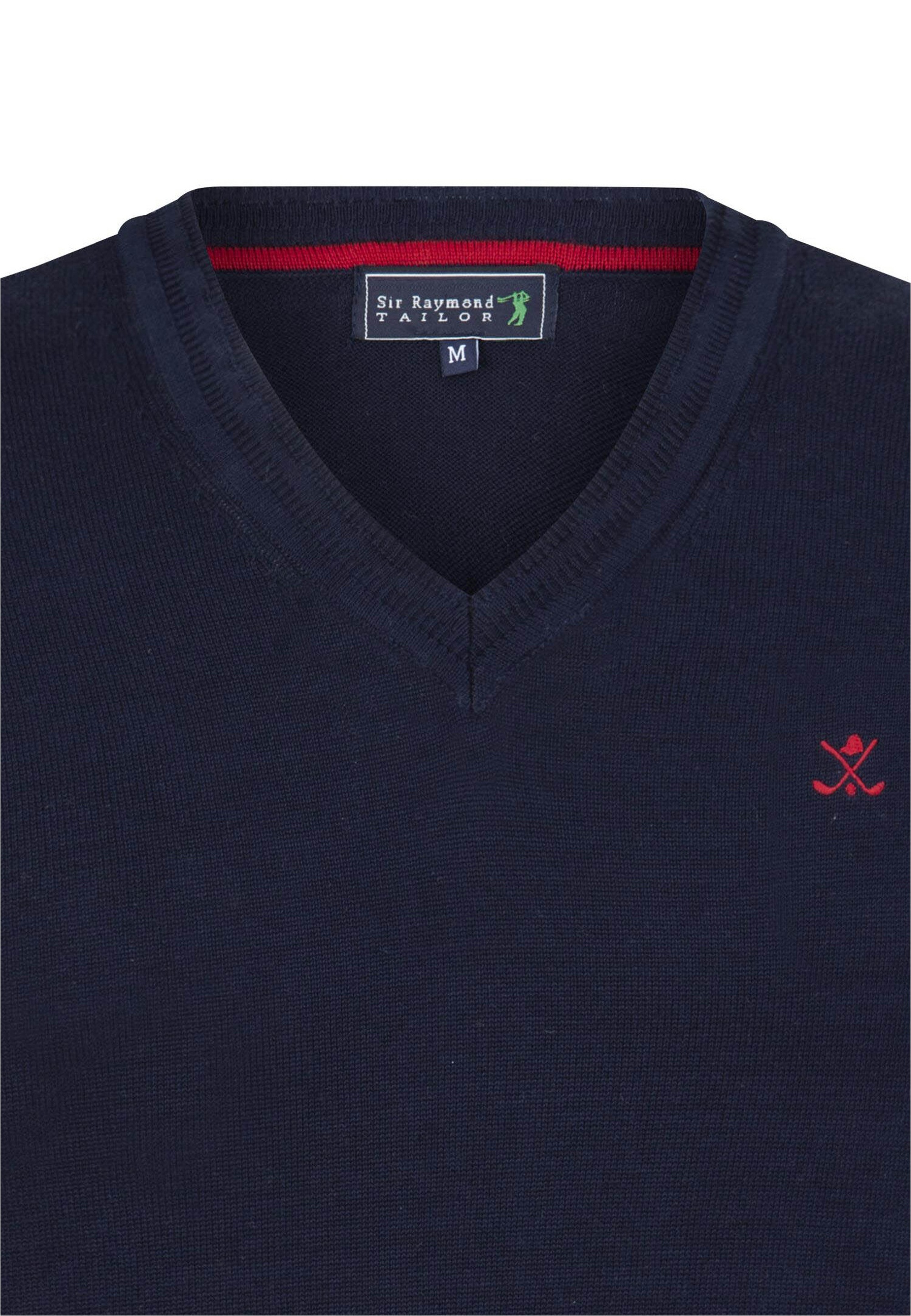 SIR RAYMOND TAILOR Strickpullover »Los Angeles«, (1 tlg.), mit klassischem V-Ausschnitt