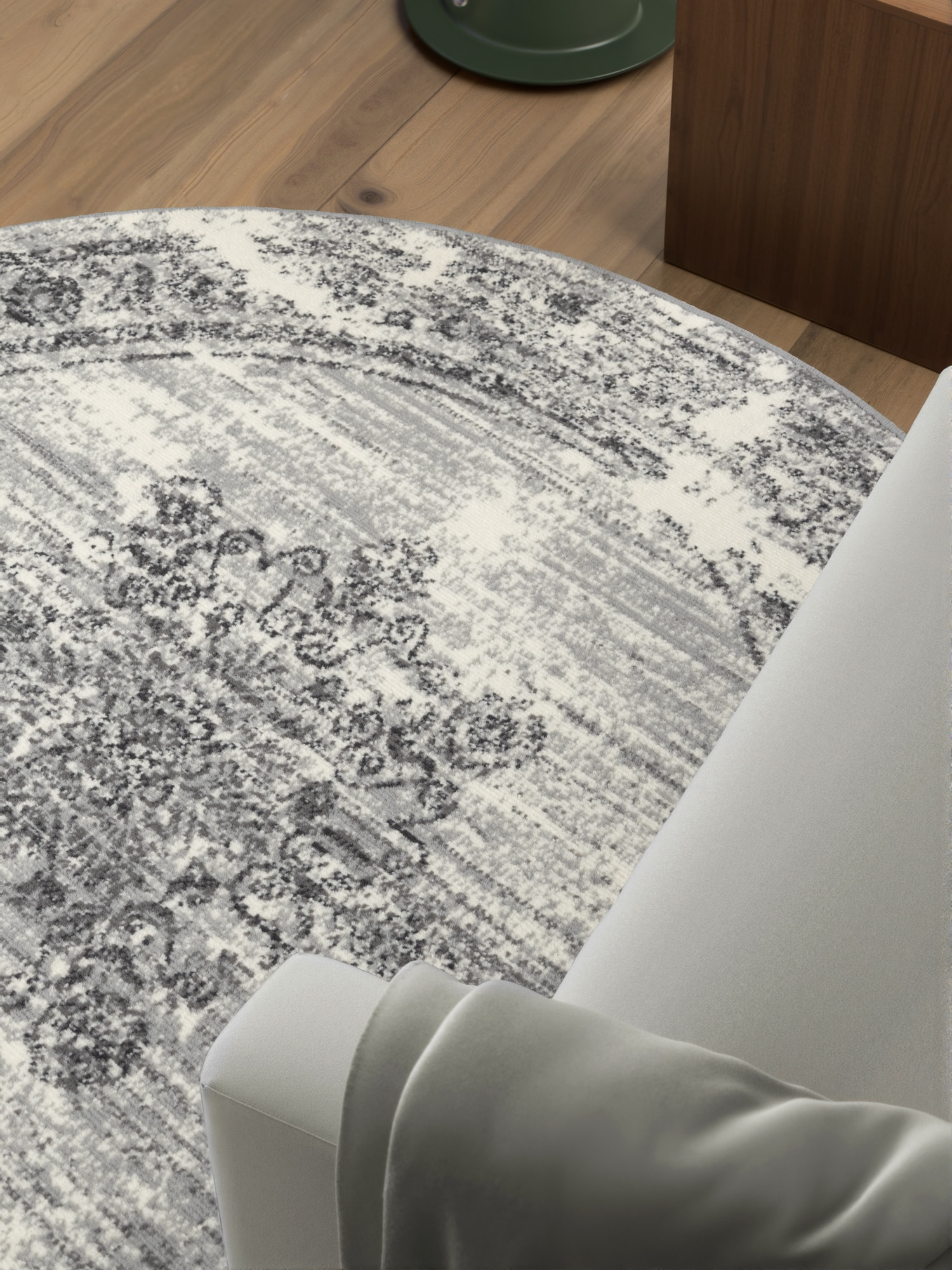 HANSE Home Teppich »Lydia«, rund, 9 mm Höhe, Wohnzimmer, Schlafzimmer, Flur, Kurzflor, orientalisch, Vintage, weich
