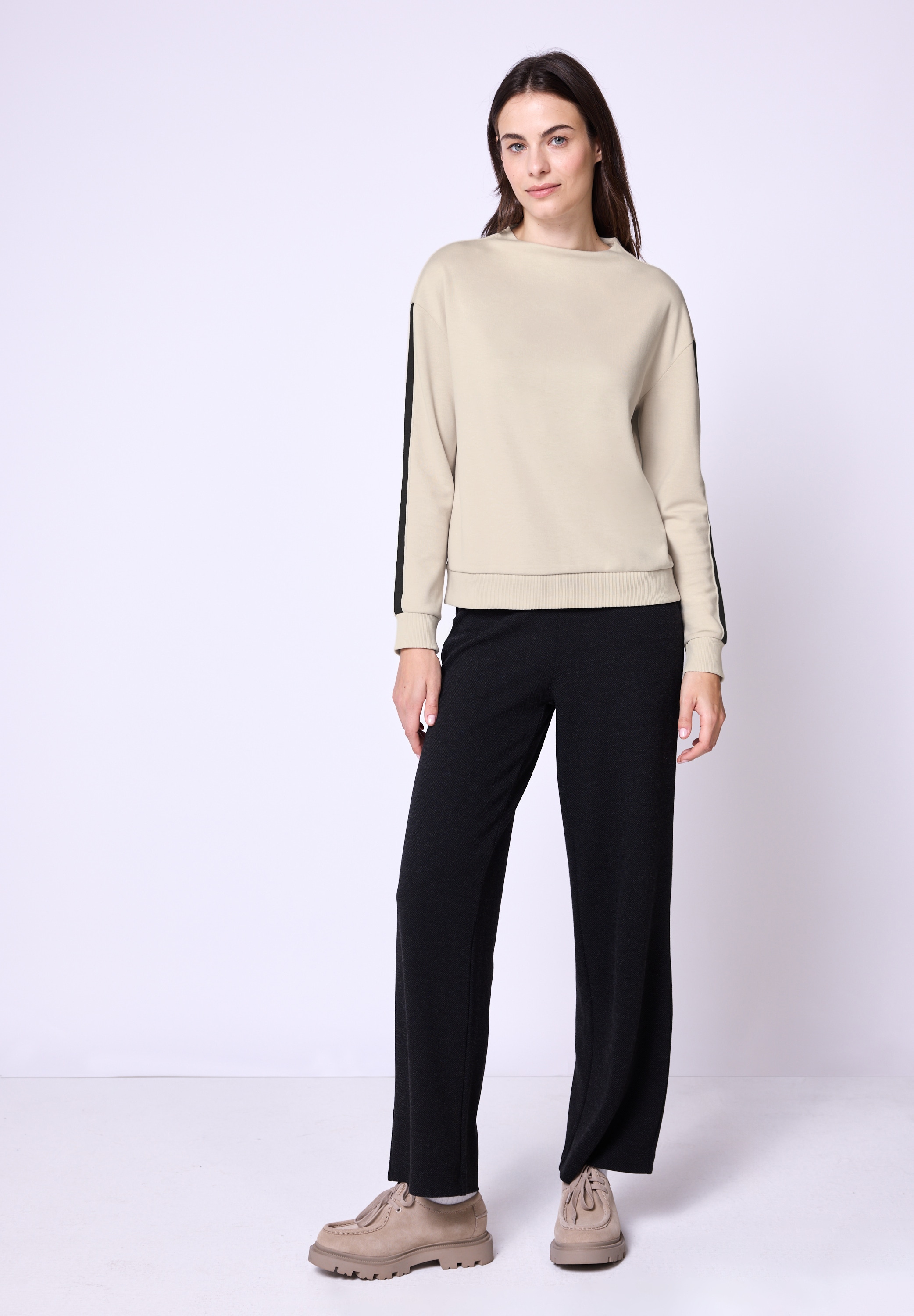 STREET ONE STUDIO Langarmshirt mit Turtleneck