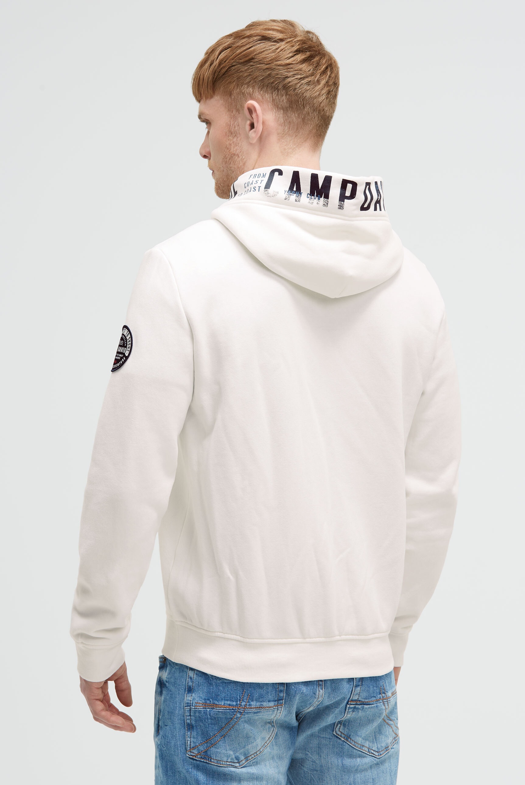 CAMP DAVID Kapuzensweatjacke , mit Baumwolle
