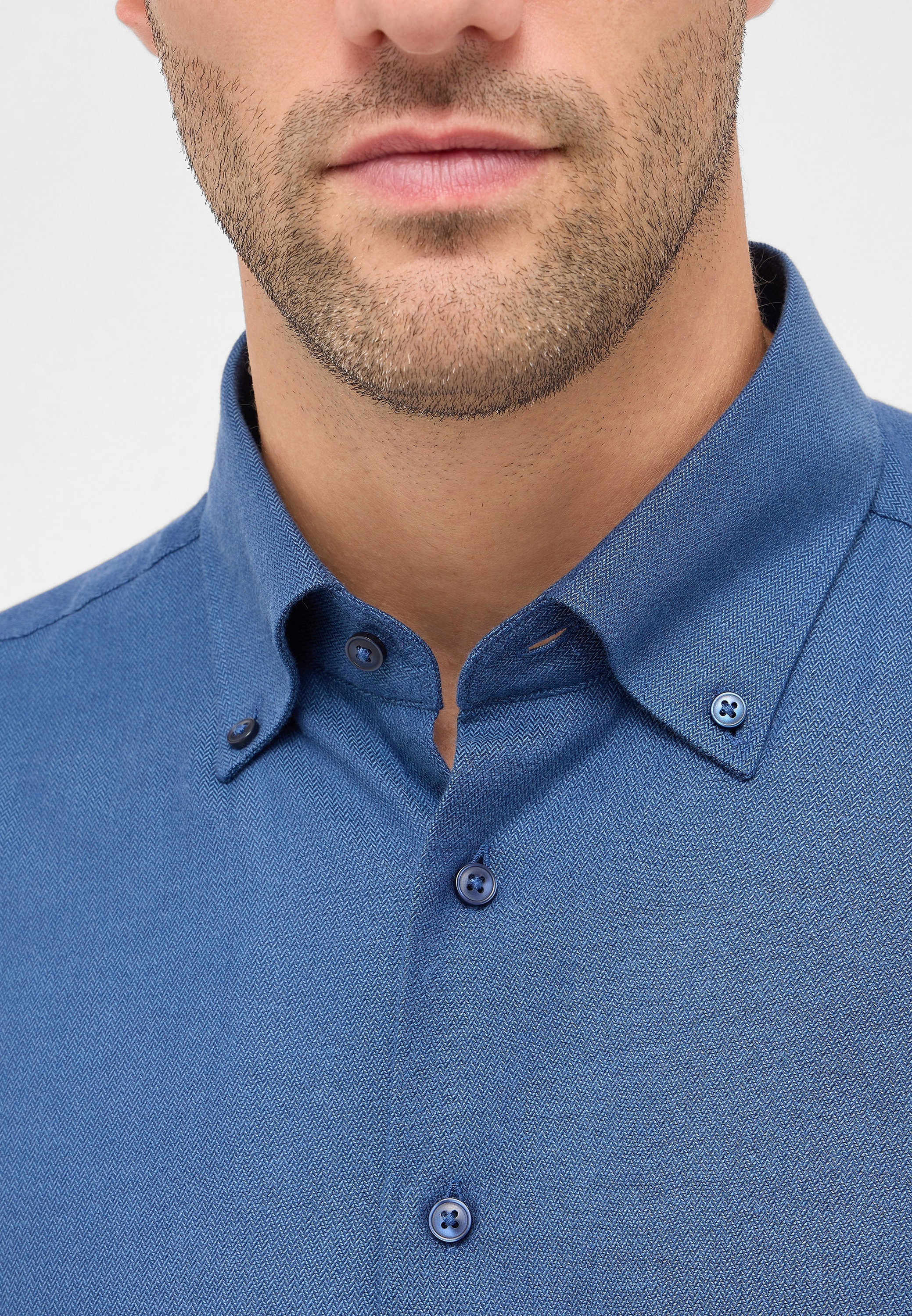 Eterna Langarmhemd »MODERN FIT«, EASY IRON (bügelleicht)