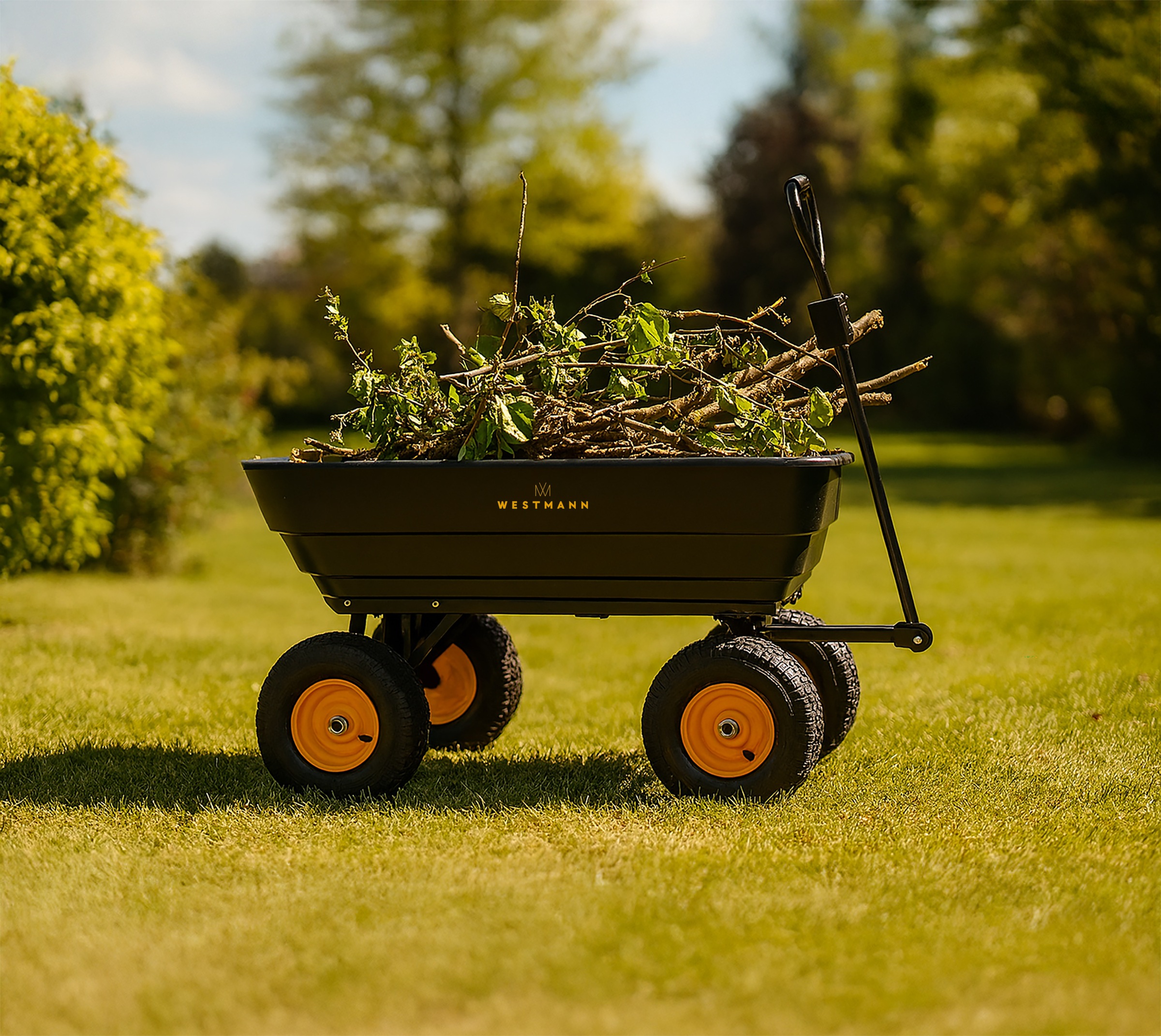 WESTMANN Bollerwagen »Prakta M« BxTxH: 60x119x105 cm, mit Kippfunktion